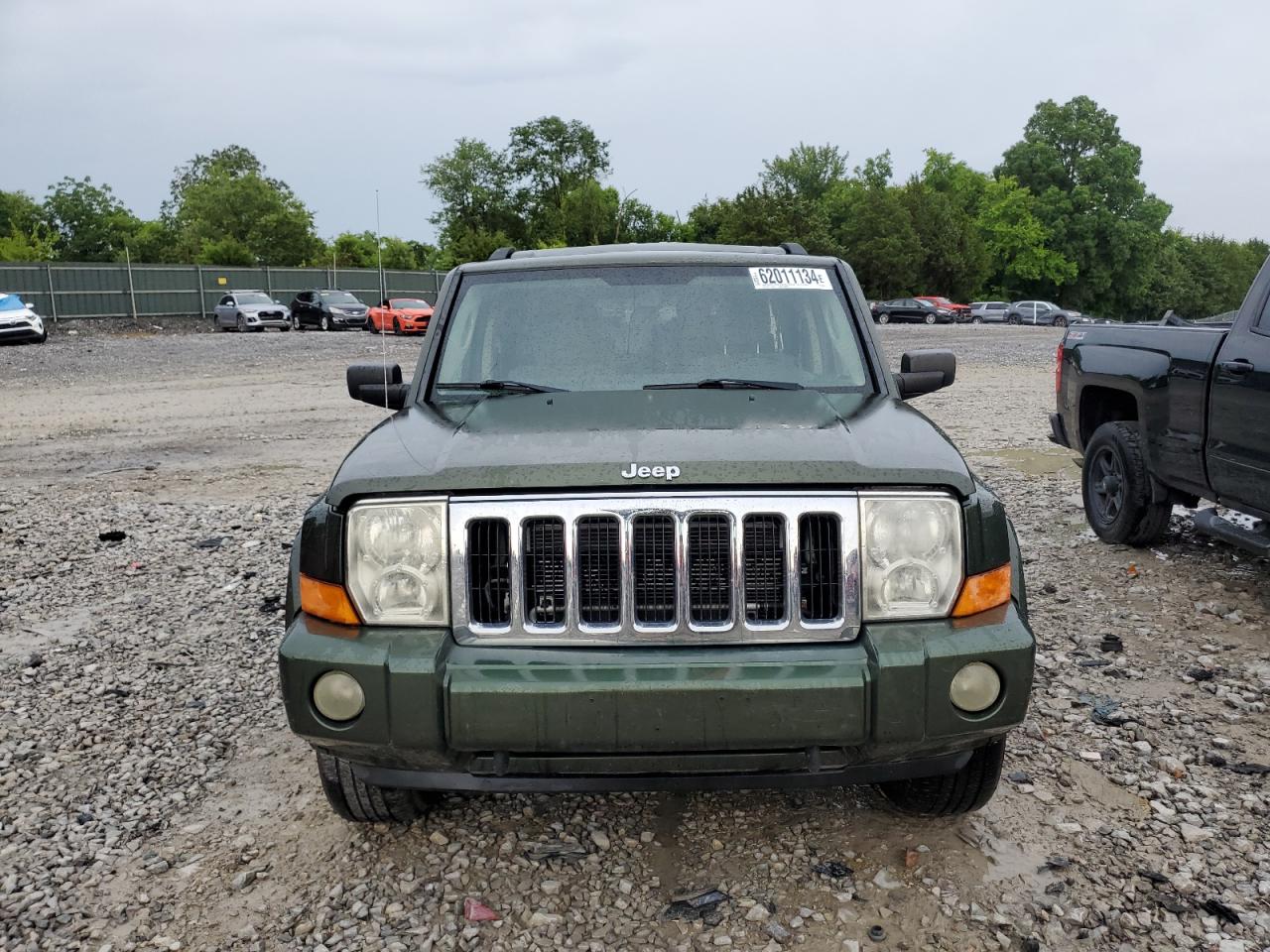 2007 Jeep Commander Green vin: 1J8HG48K07C621266