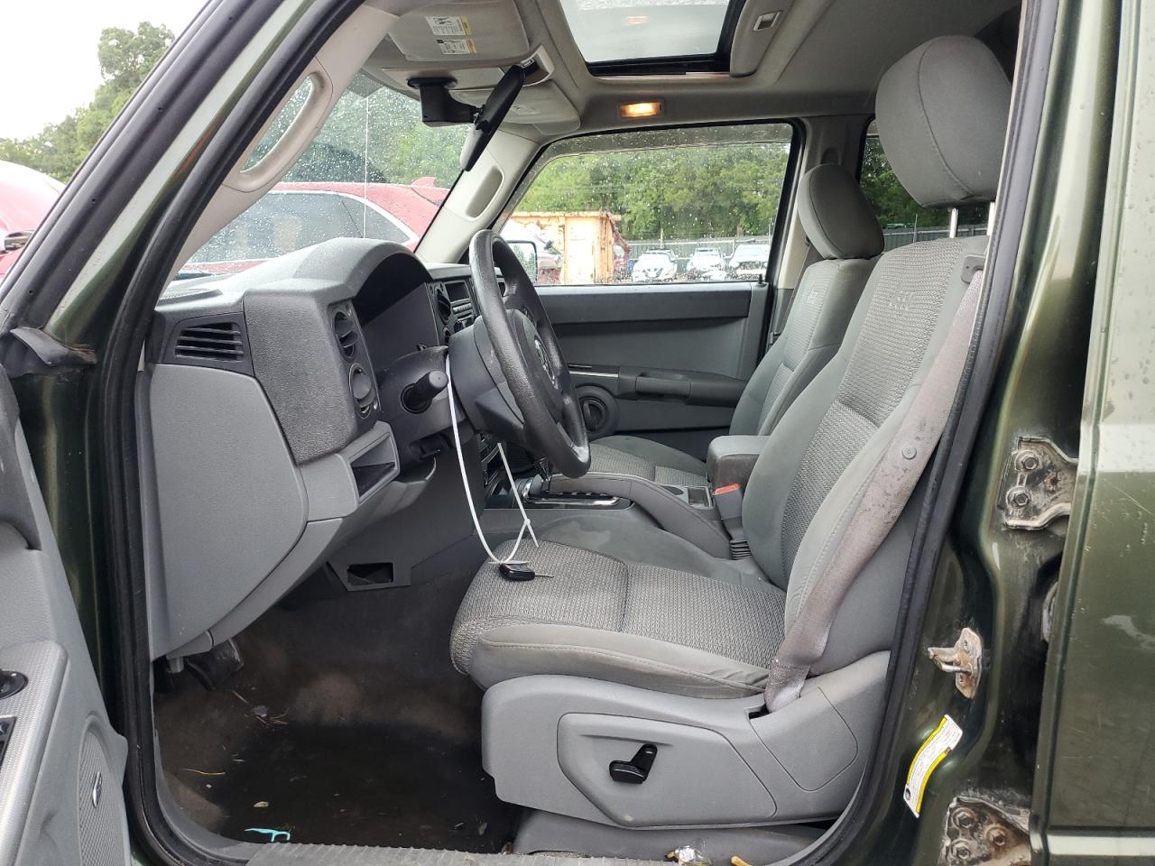2007 Jeep Commander Green vin: 1J8HG48K07C621266