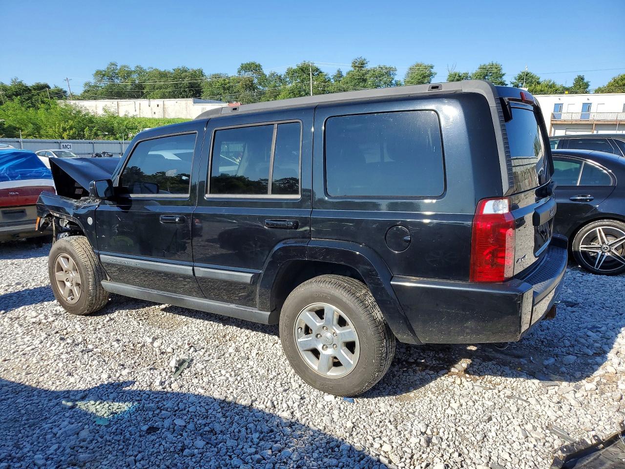 2007 Jeep Commander Black vin: 1J8HG48K07C670659