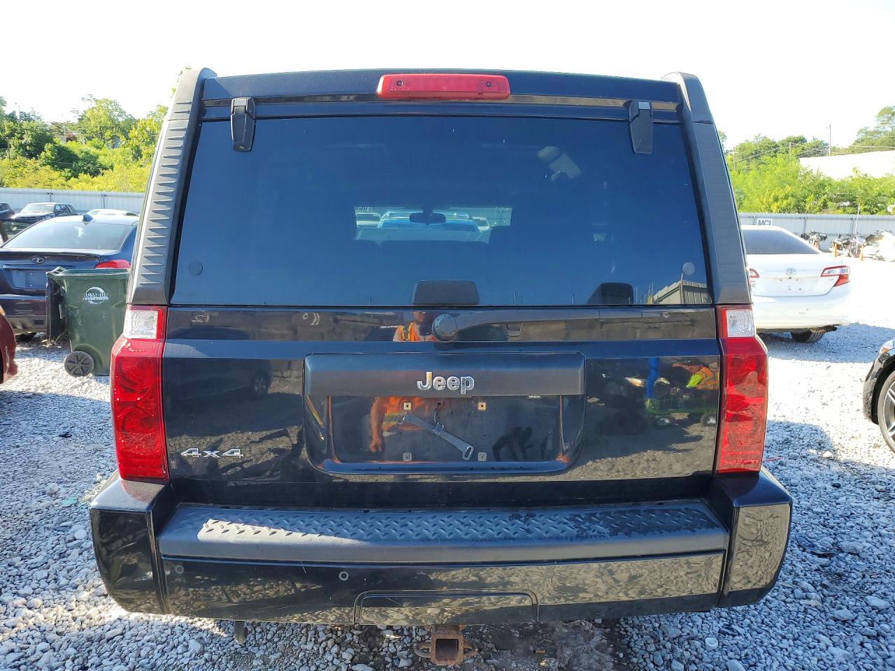 2007 Jeep Commander Black vin: 1J8HG48K07C670659