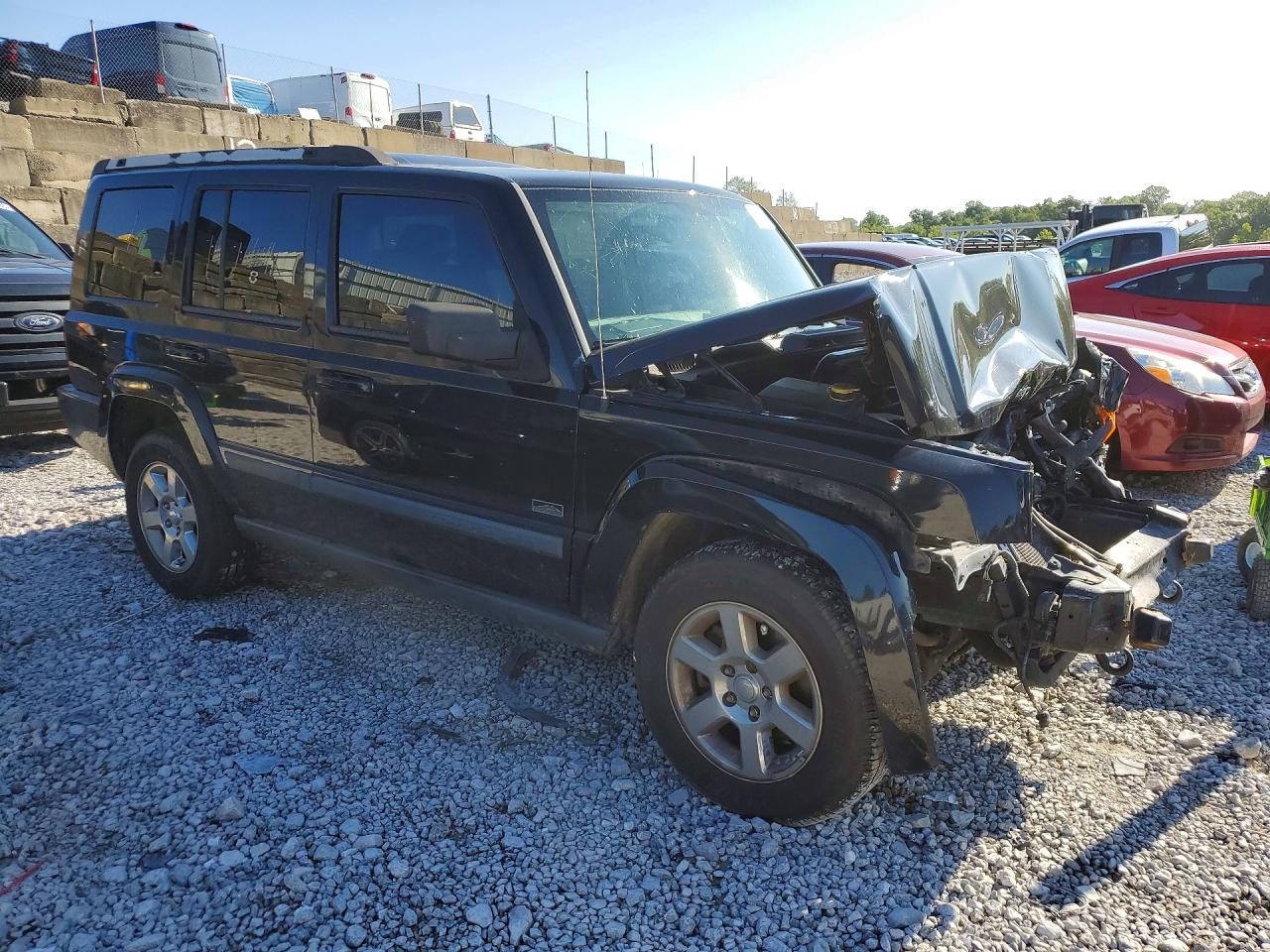 2007 Jeep Commander Black vin: 1J8HG48K07C670659