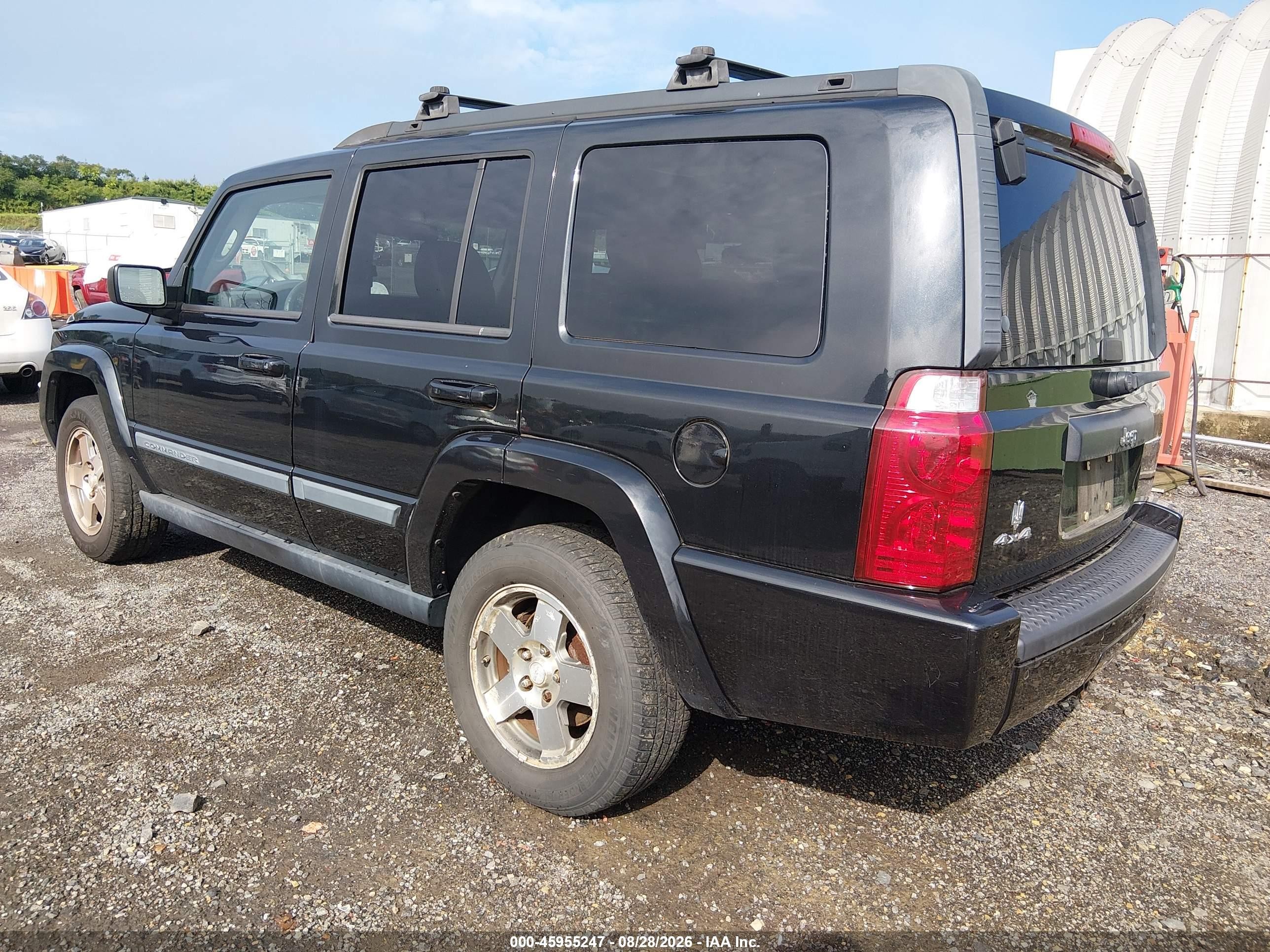 2009 Jeep Commander Sport Черный vin: 1J8HG48K09C554509