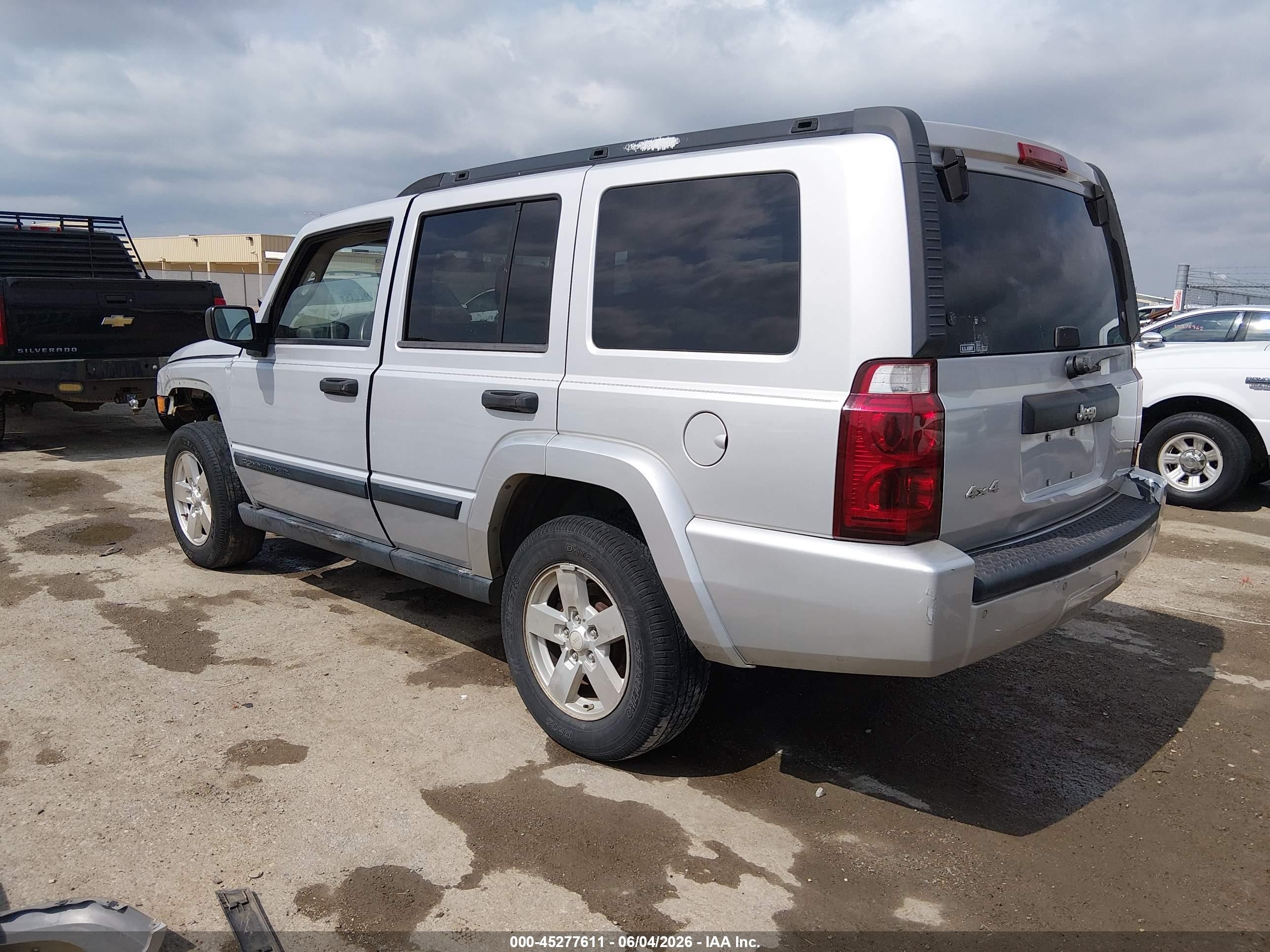2006 Jeep Commander Gray vin: 1J8HG48K16C171108