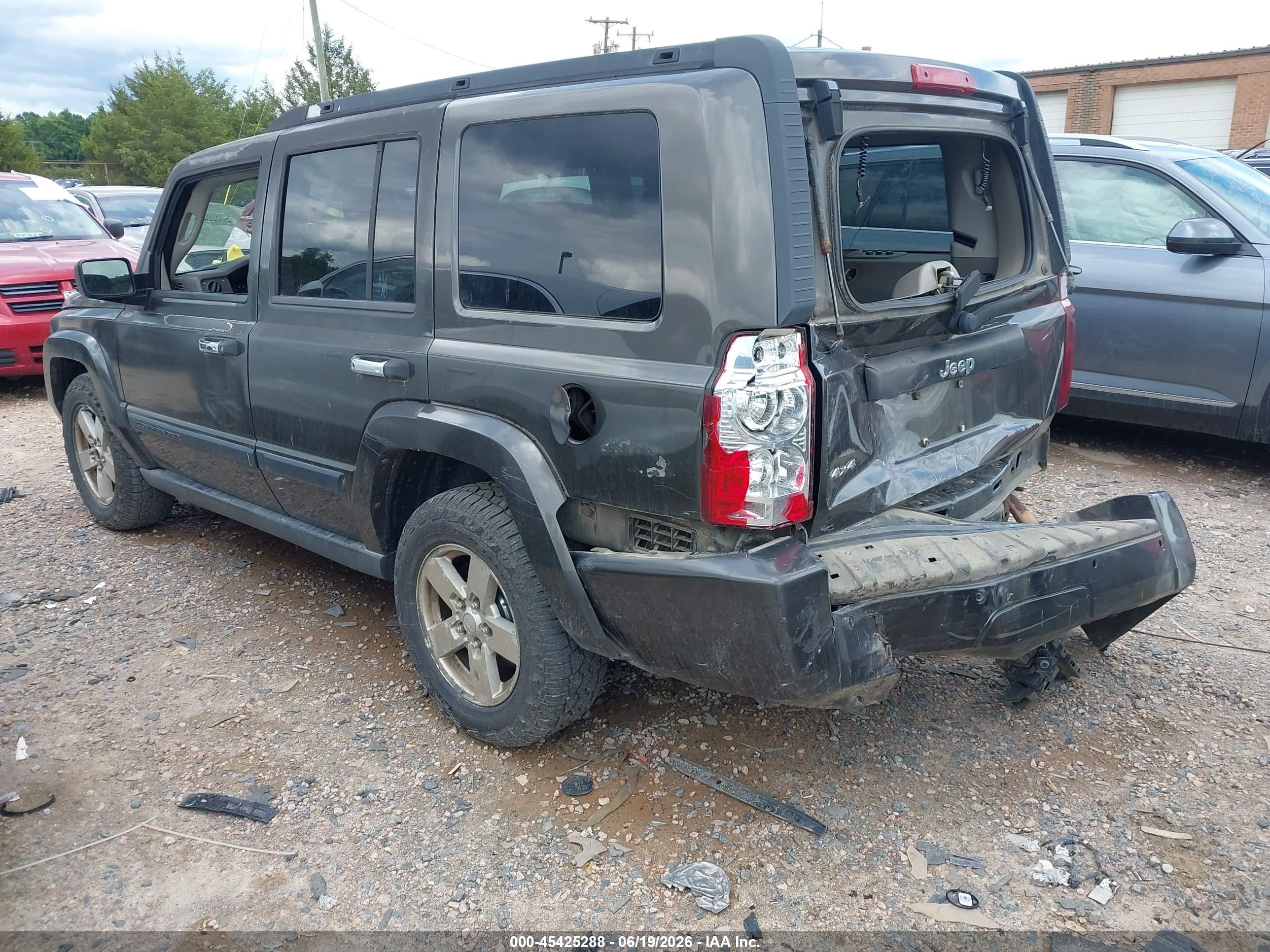 2006 Jeep Commander   Gray vin: 1J8HG48K16C342679