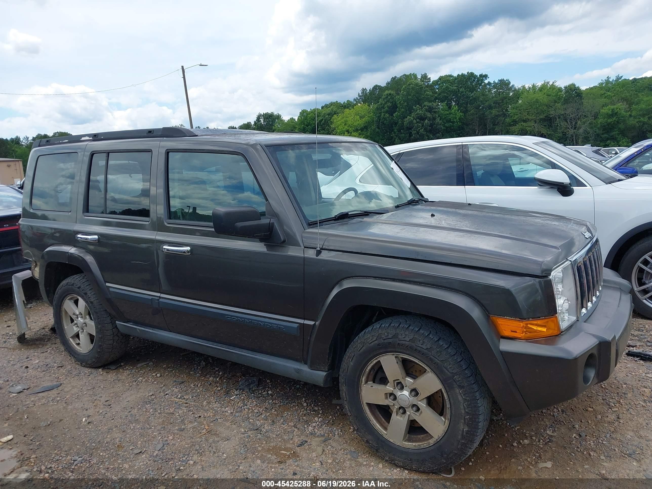 2006 Jeep Commander   Gray vin: 1J8HG48K16C342679