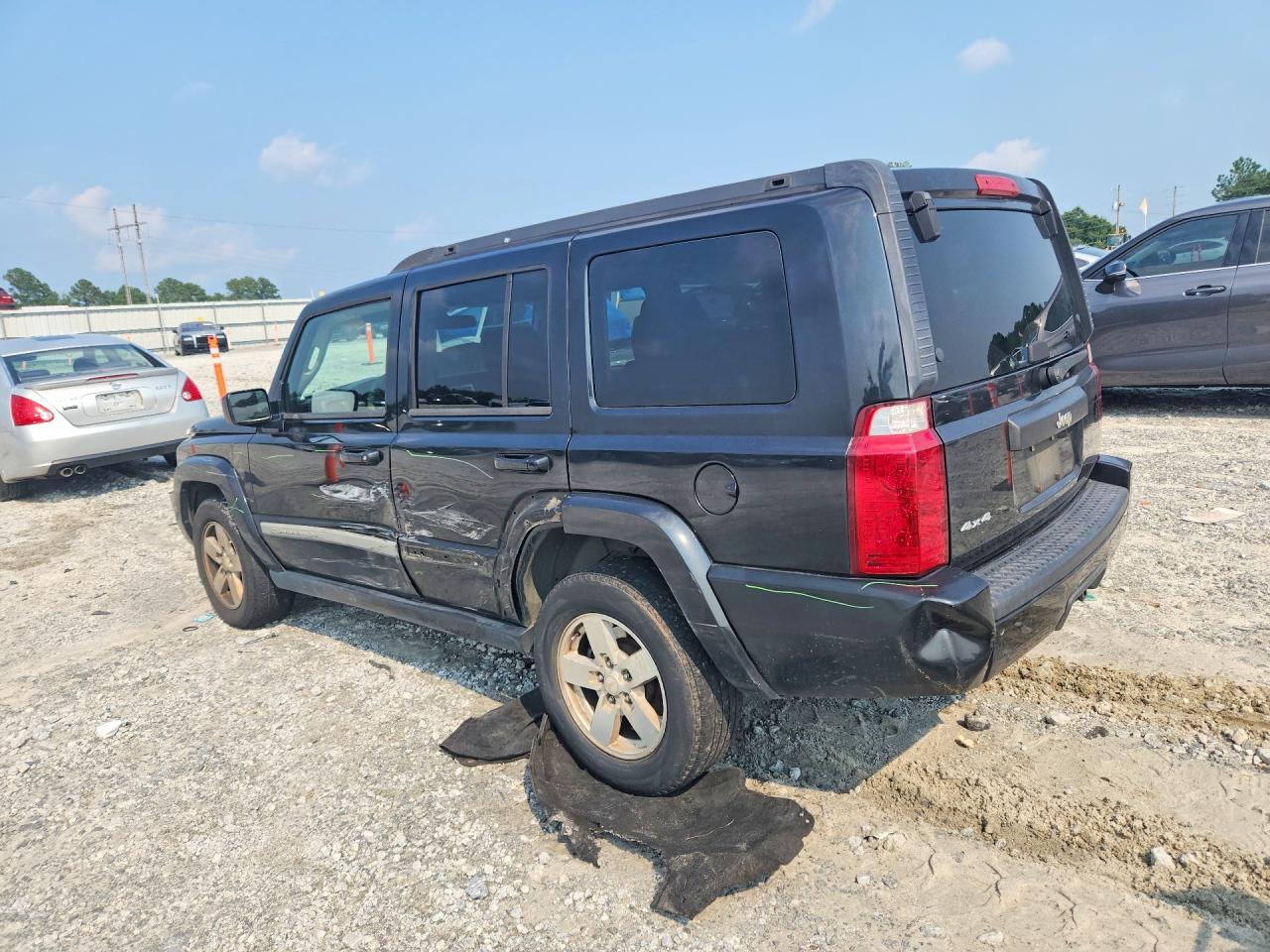 2008 Jeep Commander Sport Black vin: 1J8HG48K18C212811