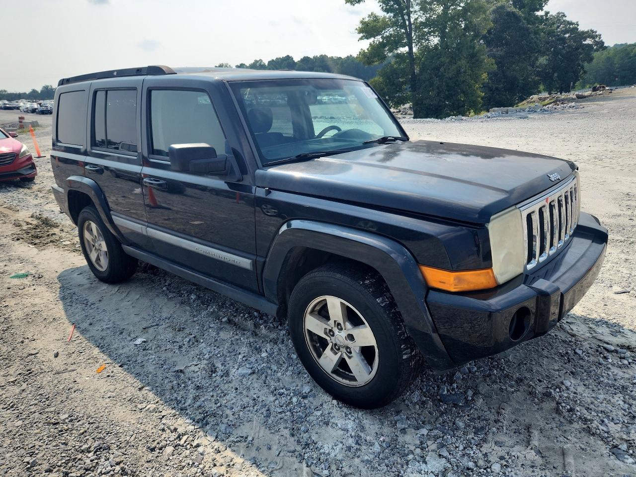 2008 Jeep Commander Sport Black vin: 1J8HG48K18C212811