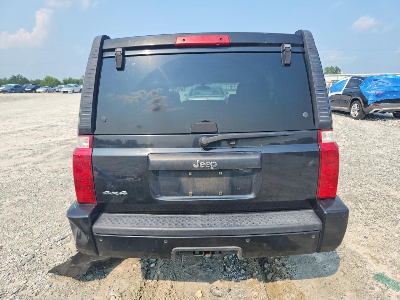 2008 Jeep Commander Sport Black vin: 1J8HG48K18C212811
