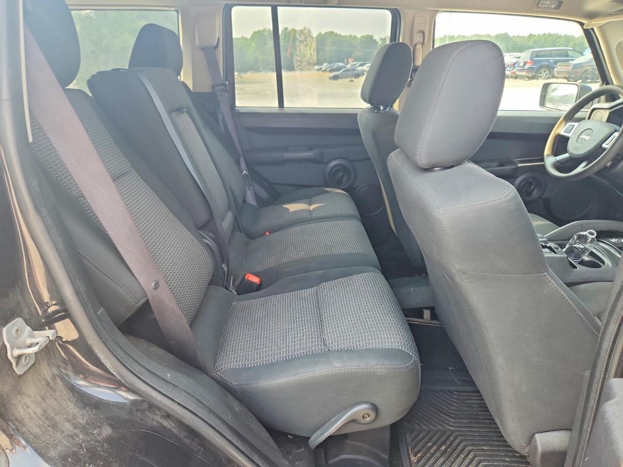 2008 Jeep Commander Sport Black vin: 1J8HG48K18C212811