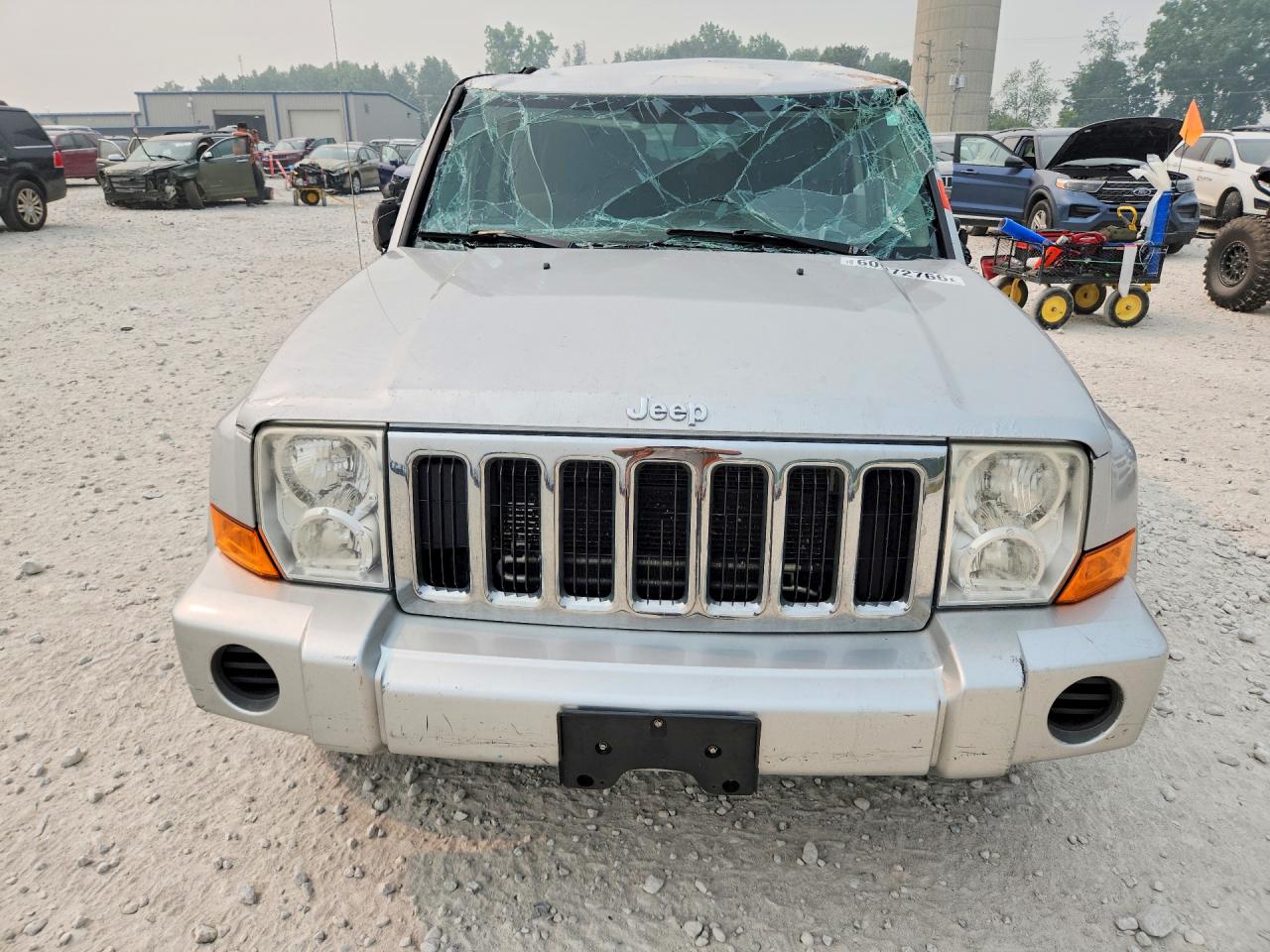 2008 Jeep Commander Sport Silver vin: 1J8HG48K18C246828