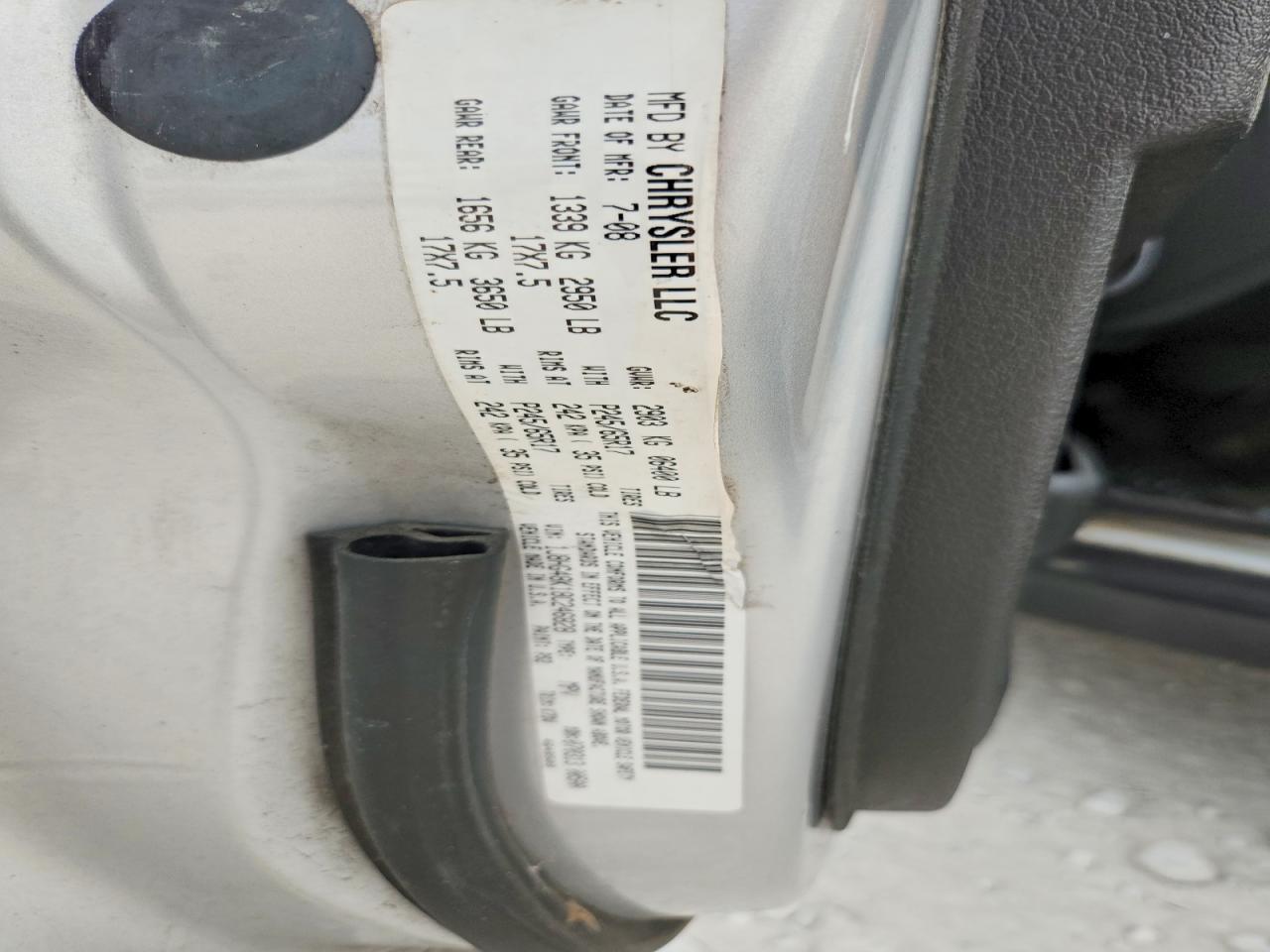 2008 Jeep Commander Sport Silver vin: 1J8HG48K18C246828