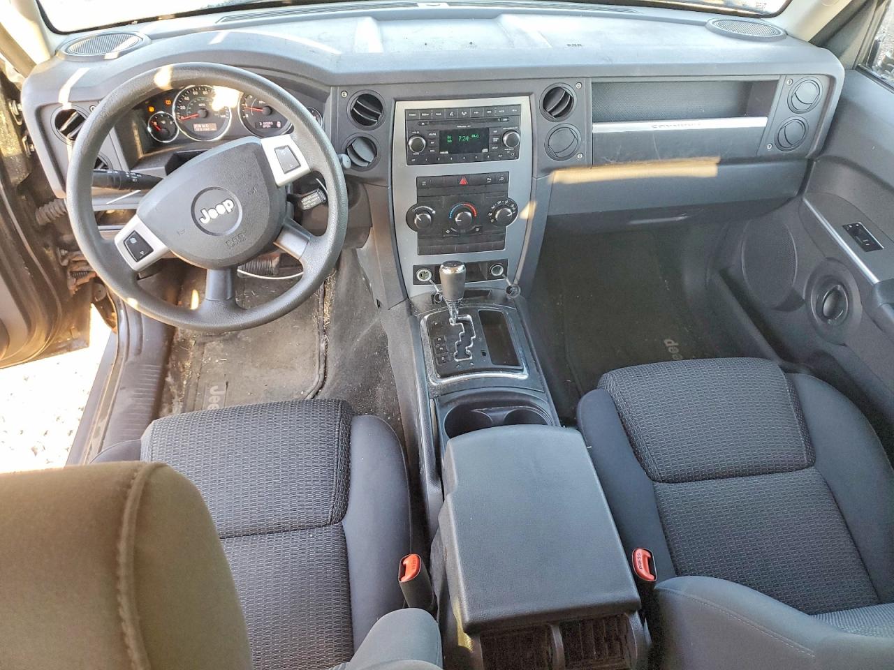 2008 Jeep Commander Sport Black vin: 1J8HG48K28C125192