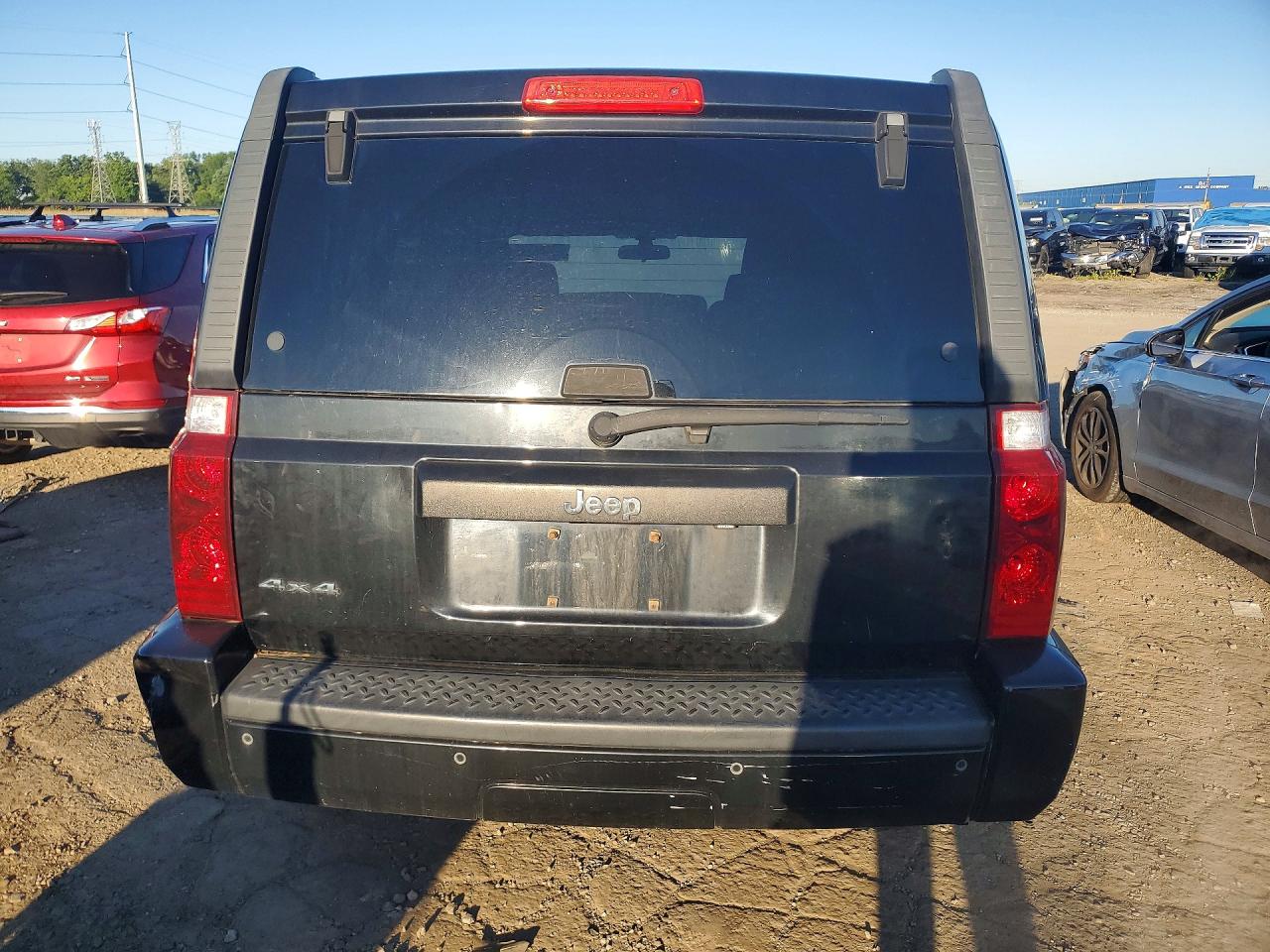 2008 Jeep Commander Sport Black vin: 1J8HG48K28C125192