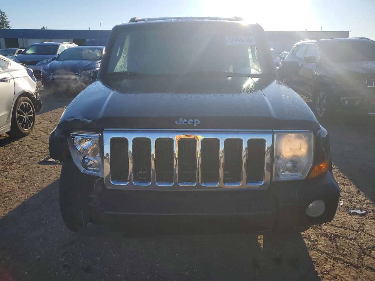 2008 Jeep Commander Sport Black vin: 1J8HG48K28C125192