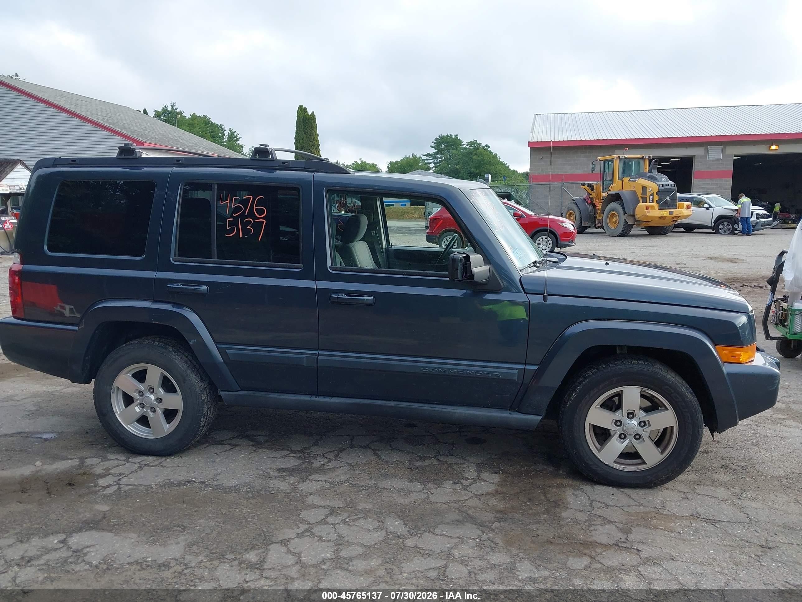 2007 Jeep Commander Sport Синий vin: 1J8HG48K37C570412