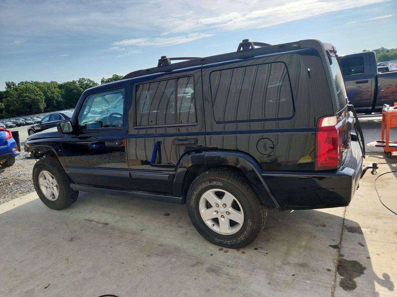 2006 Jeep Commander Black vin: 1J8HG48K46C288357