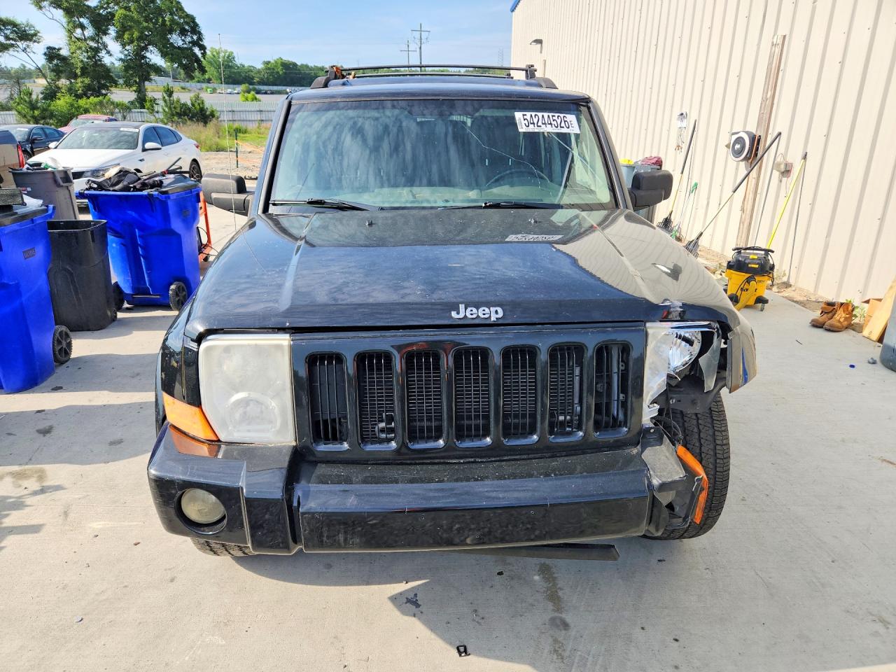 2006 Jeep Commander Black vin: 1J8HG48K46C288357
