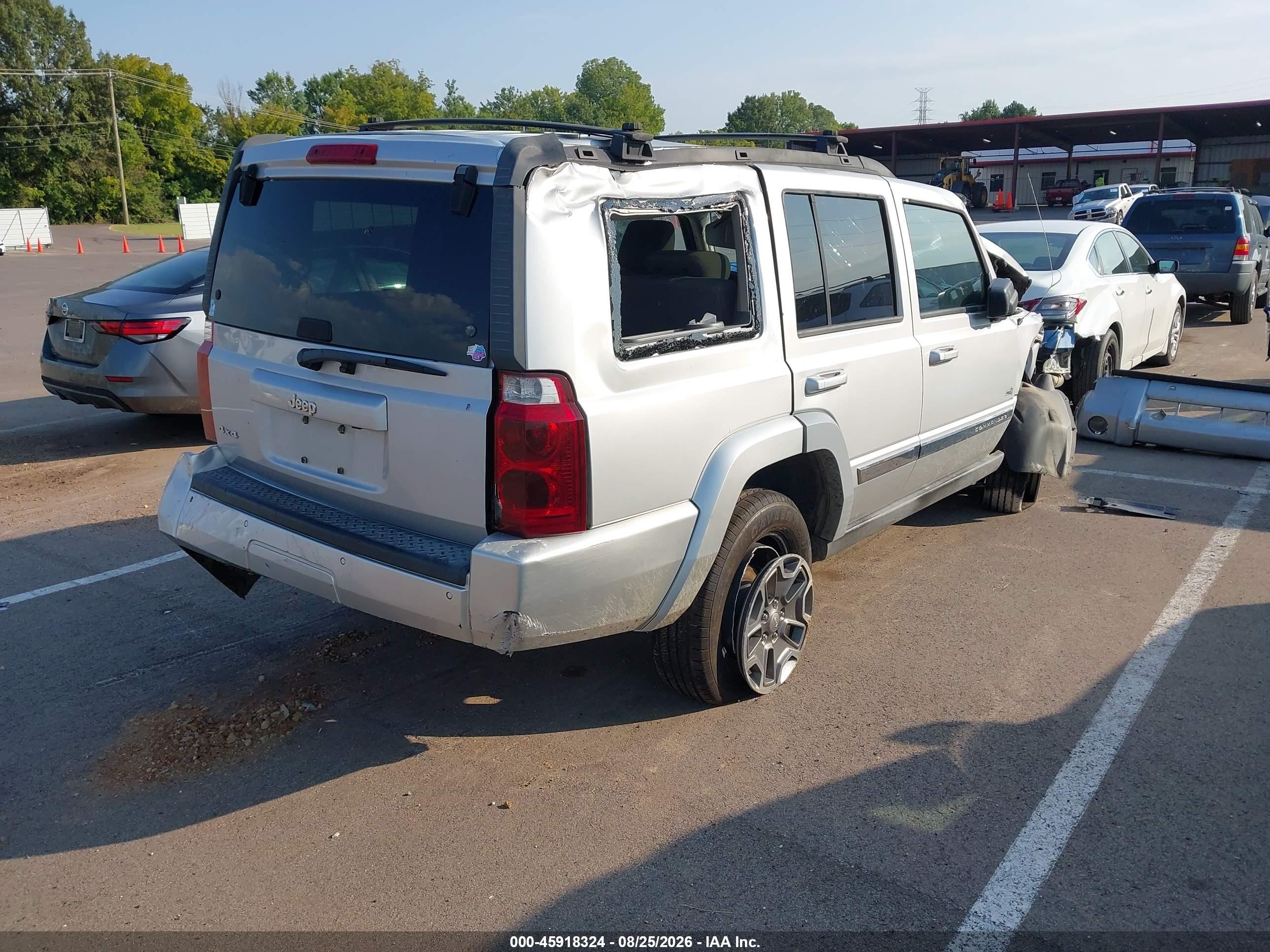 2006 Jeep Commander Gray vin: 1J8HG48K46C313841