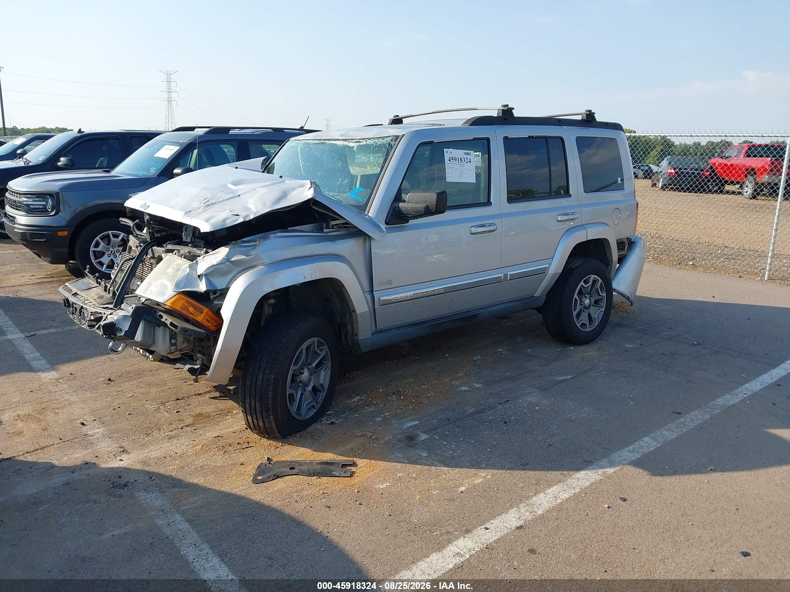 2006 Jeep Commander Gray vin: 1J8HG48K46C313841