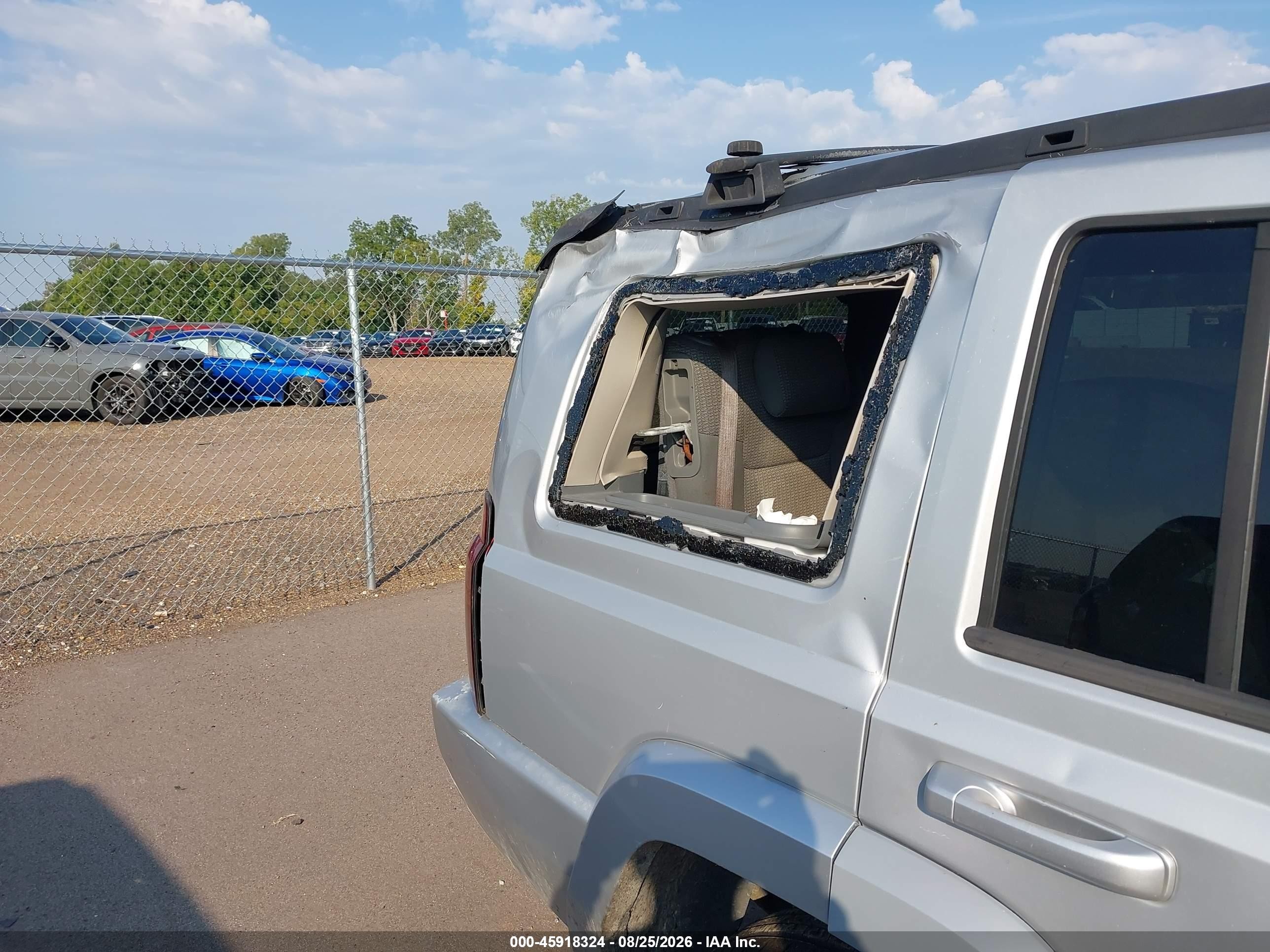2006 Jeep Commander Gray vin: 1J8HG48K46C313841