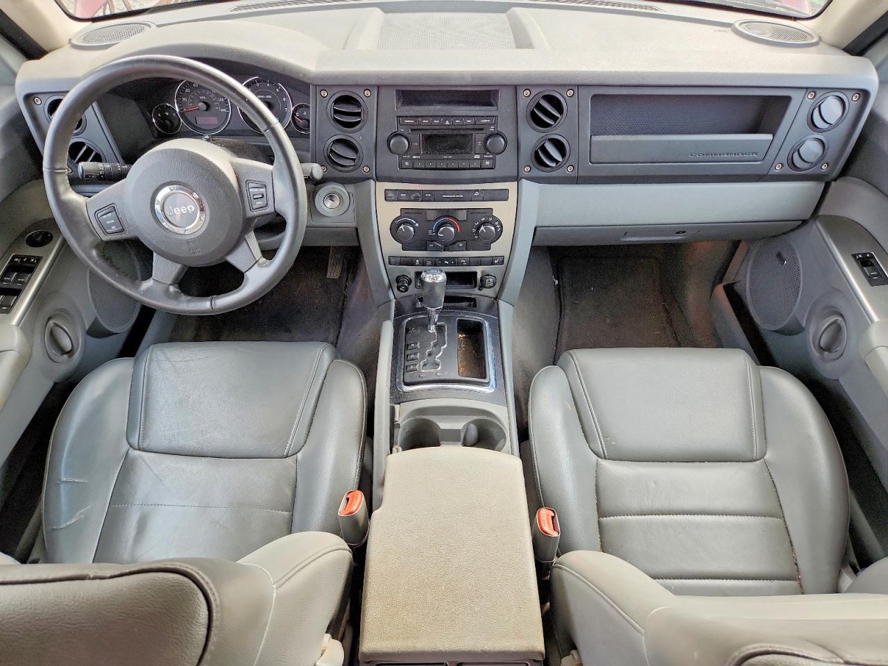2007 Jeep Commander Burgundy vin: 1J8HG48K47C587199