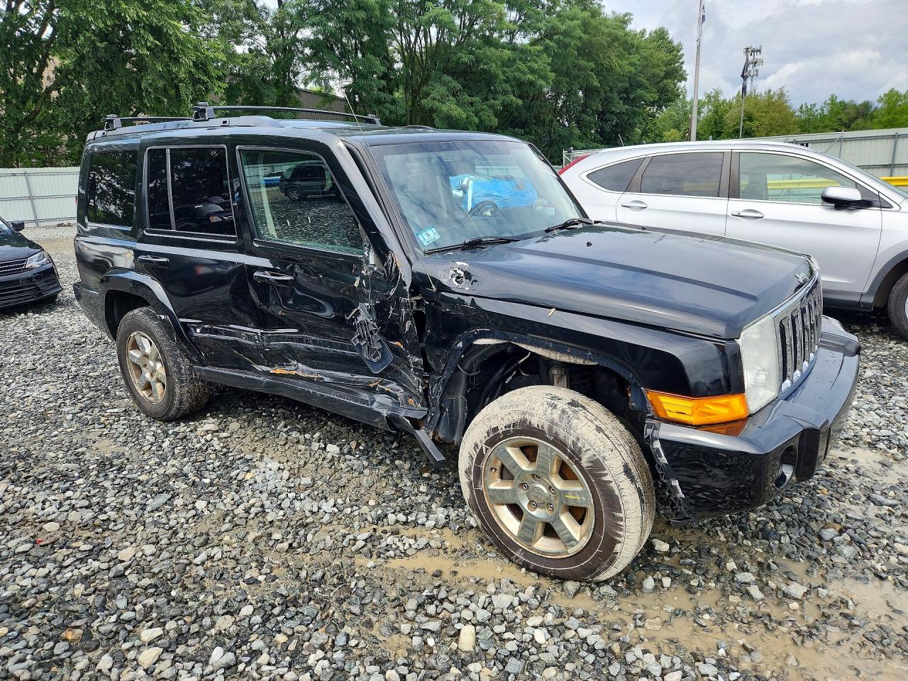 2008 Jeep Commander Sport Black vin: 1J8HG48K48C159201