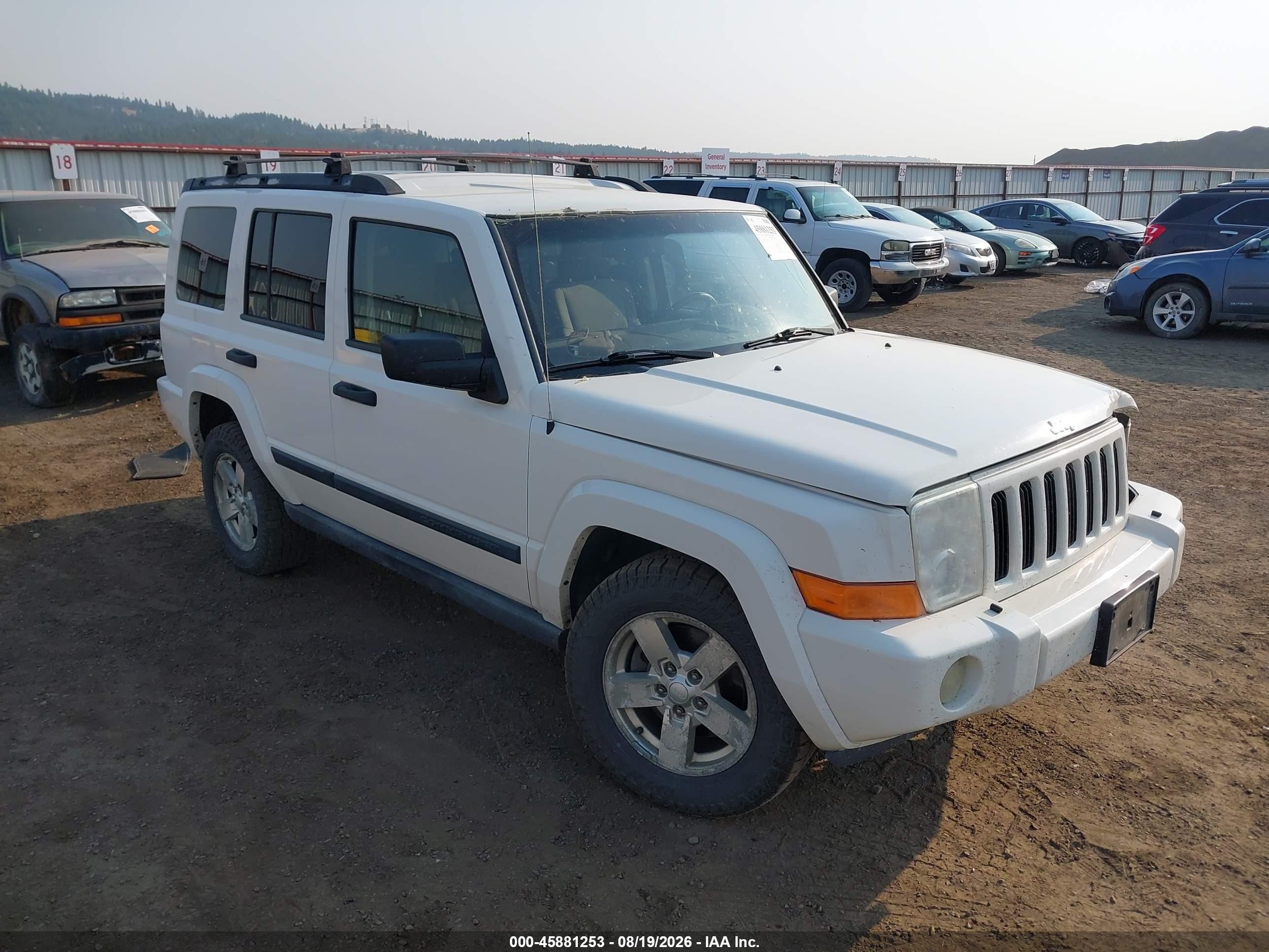 2006 Jeep Commander   Белый vin: 1J8HG48K56C228488