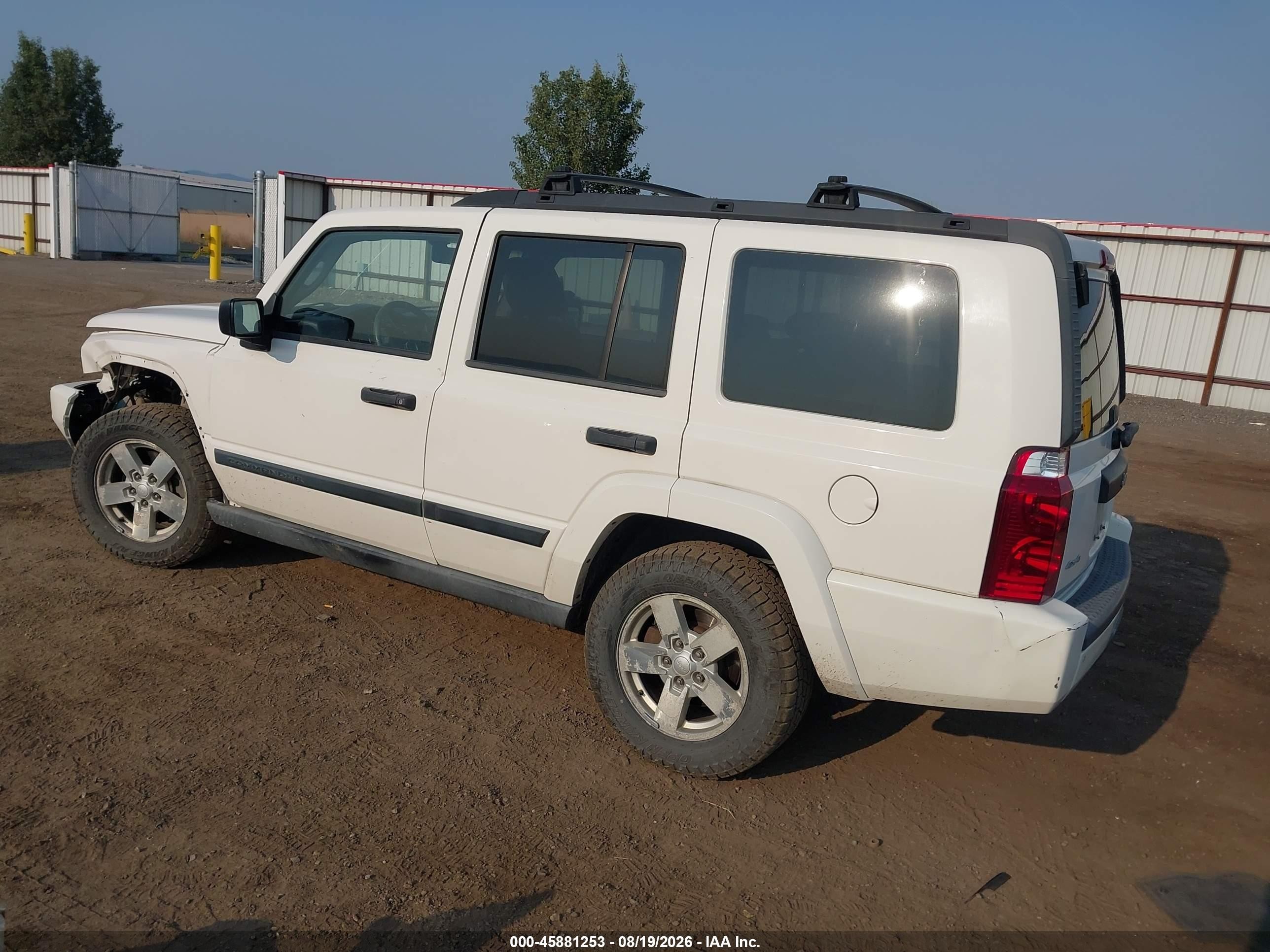 2006 Jeep Commander   Белый vin: 1J8HG48K56C228488