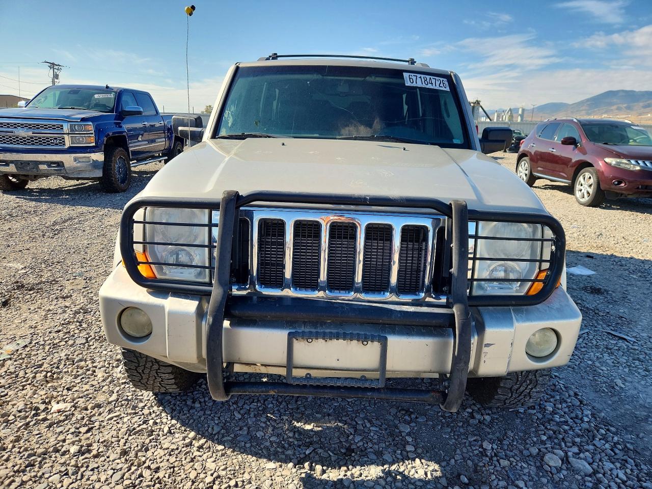 2008 Jeep Commander Sport Silver vin: 1J8HG48K58C172295
