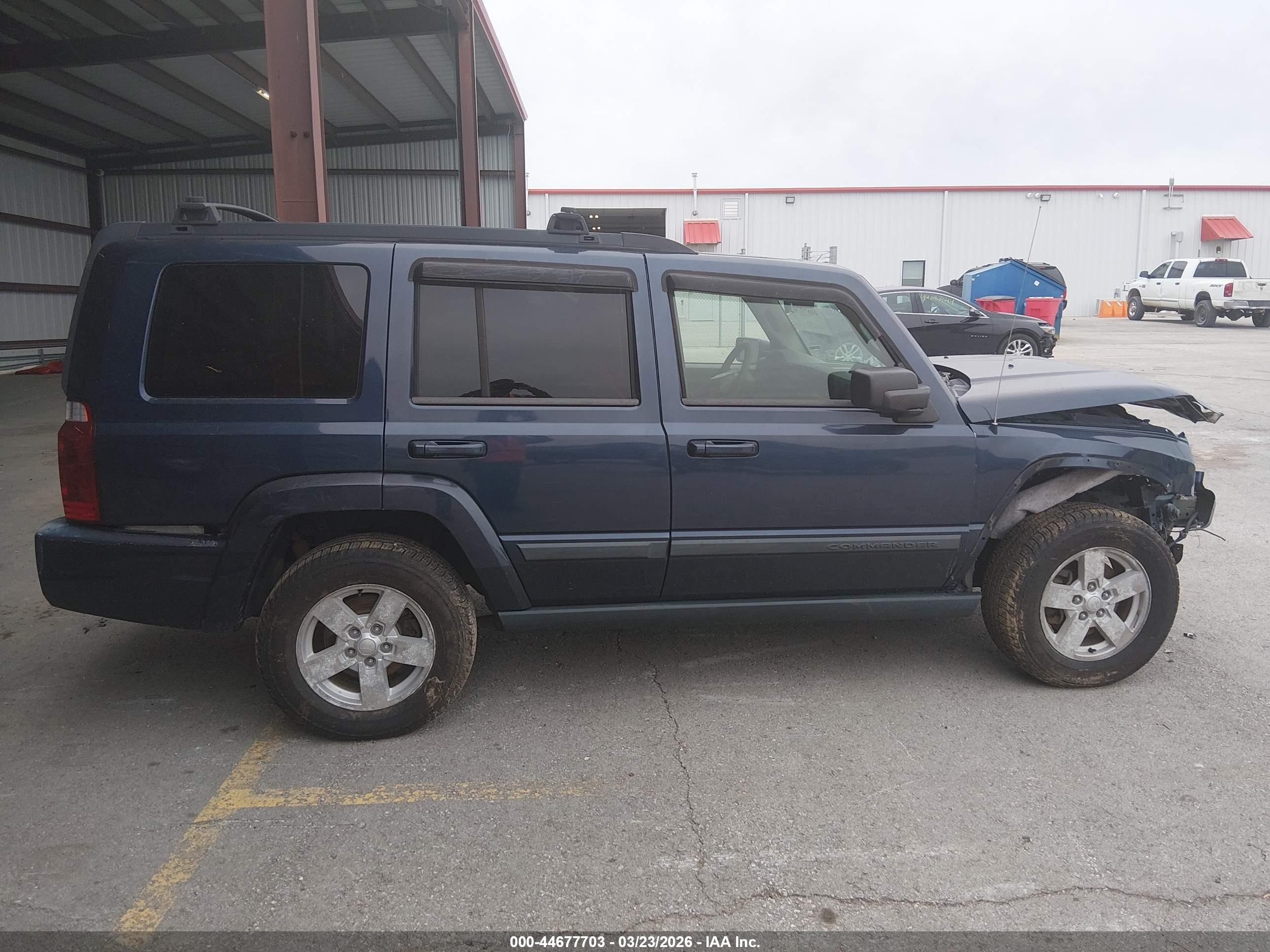 2008 Jeep Commander Sport Blue vin: 1J8HG48K58C215002