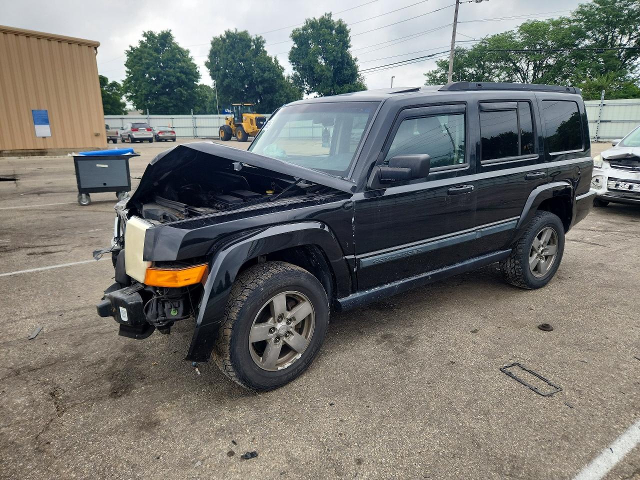 2008 Jeep Commander Sport Black vin: 1J8HG48K68C198601