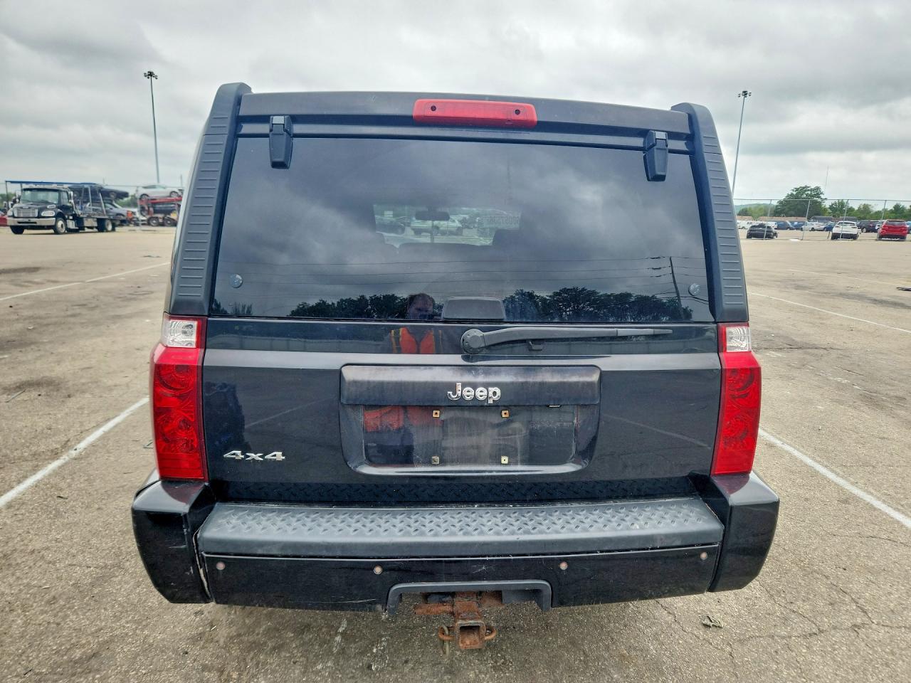 2008 Jeep Commander Sport Black vin: 1J8HG48K68C198601