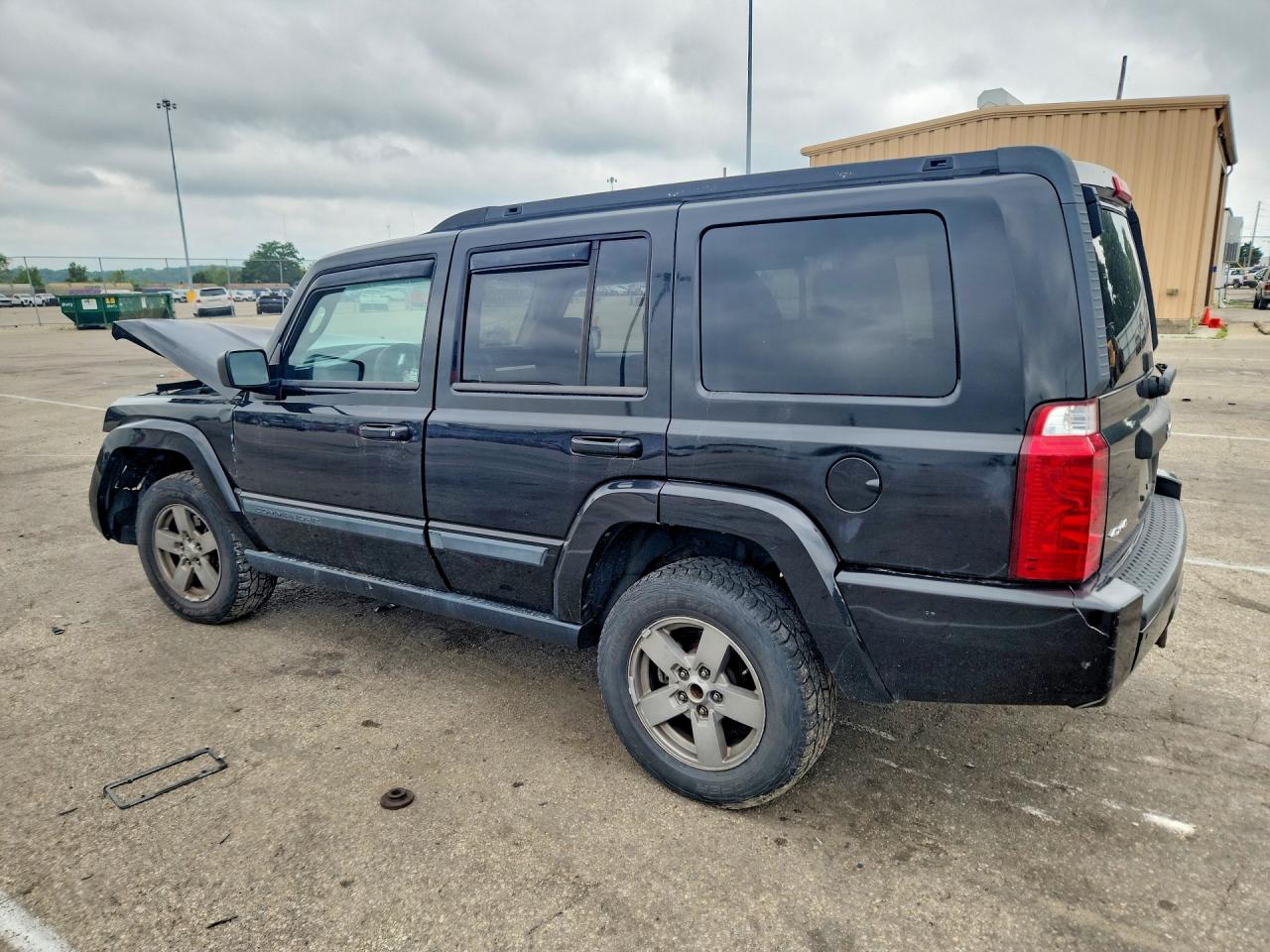 2008 Jeep Commander Sport Black vin: 1J8HG48K68C198601