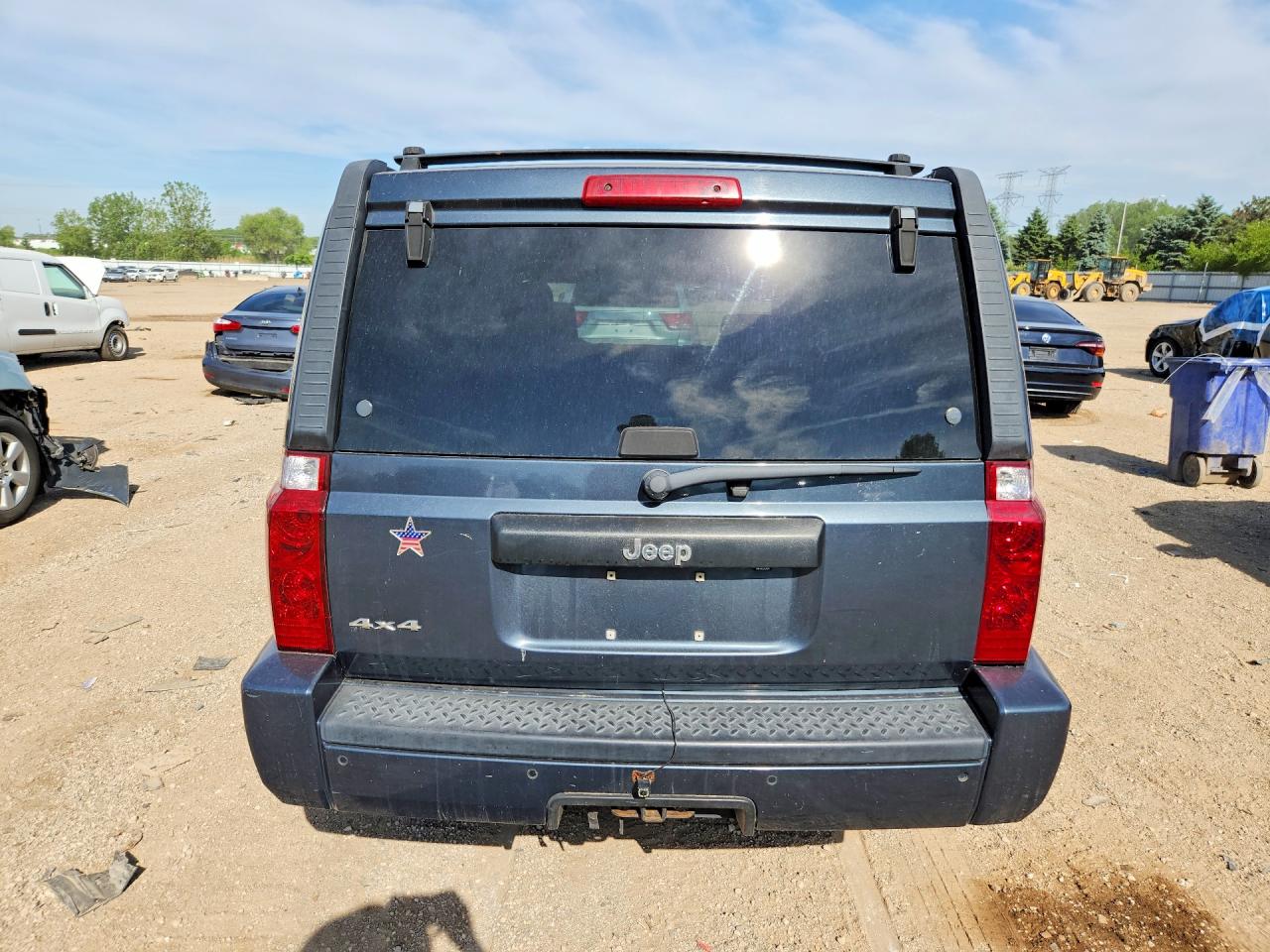 2007 Jeep Commander Серый vin: 1J8HG48K77C650070
