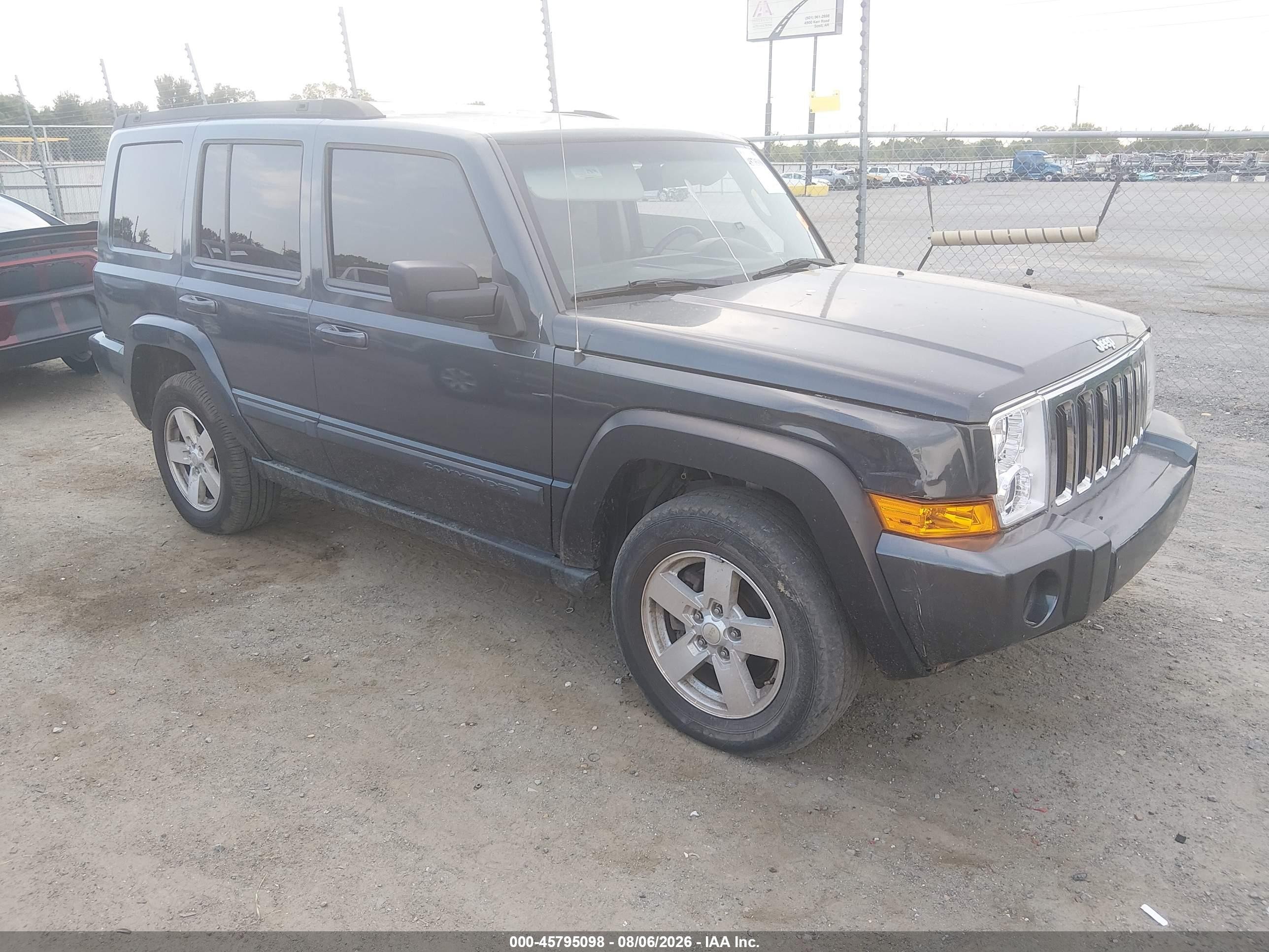 2007 Jeep Commander Sport Dark Blue vin: 1J8HG48K77C690214