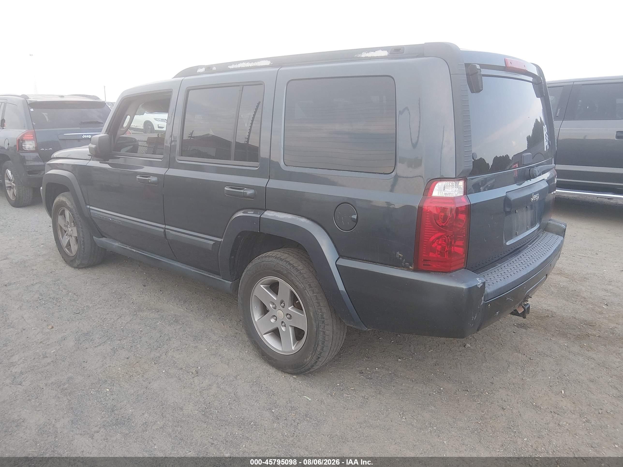 2007 Jeep Commander Sport Dark Blue vin: 1J8HG48K77C690214