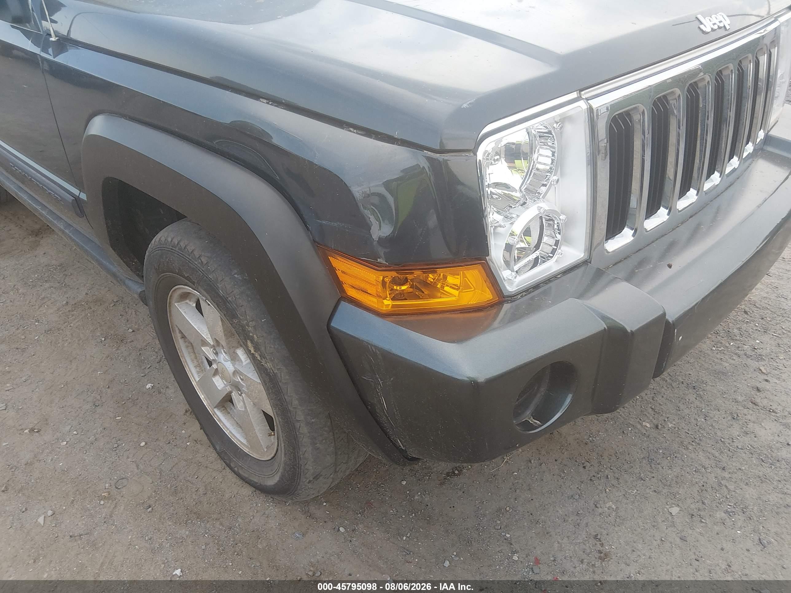 2007 Jeep Commander Sport Dark Blue vin: 1J8HG48K77C690214