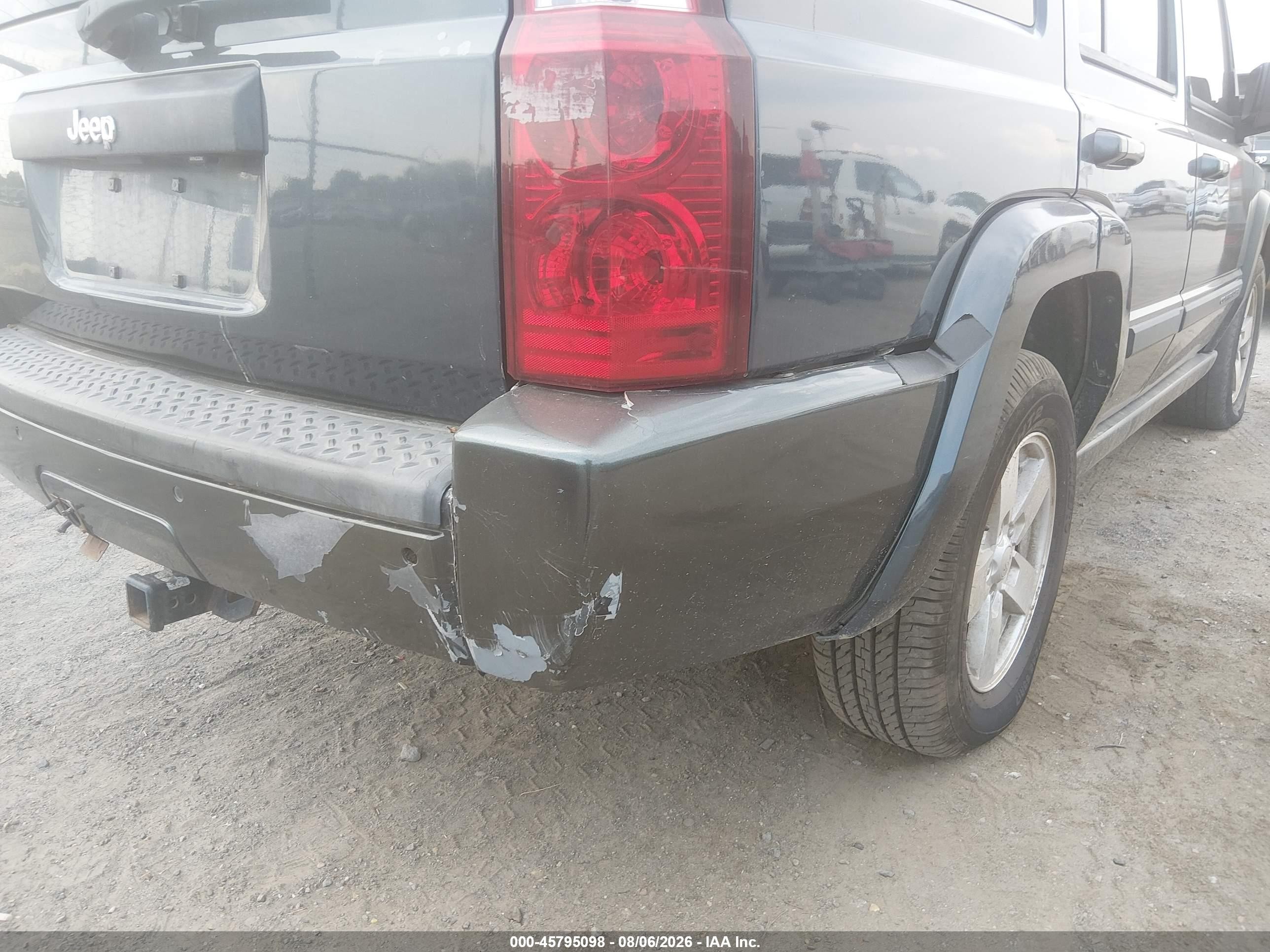 2007 Jeep Commander Sport Dark Blue vin: 1J8HG48K77C690214