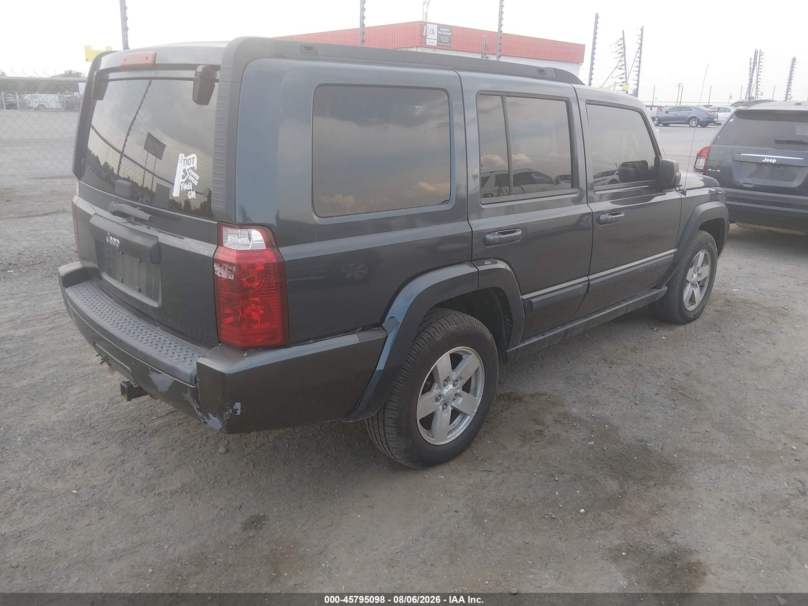 2007 Jeep Commander Sport Dark Blue vin: 1J8HG48K77C690214