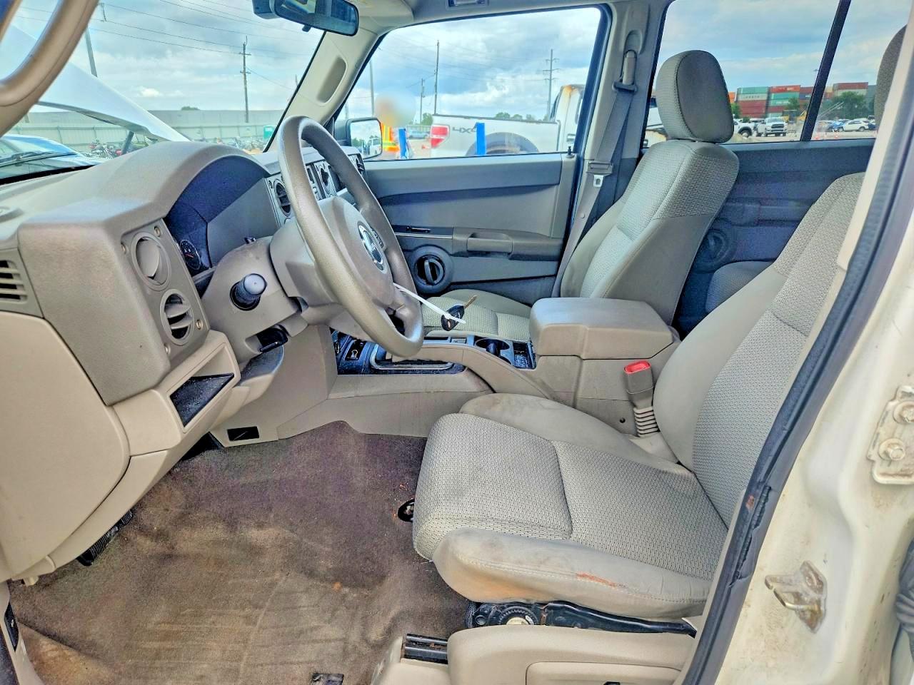 2006 Jeep Commander White vin: 1J8HG48K86C342985