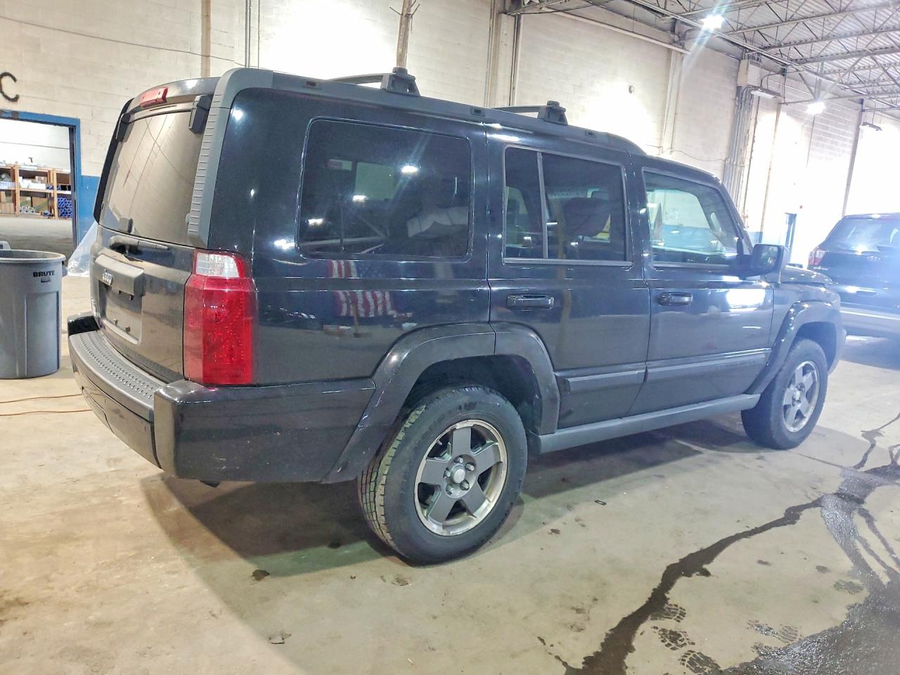 2007 Jeep Commander Black vin: 1J8HG48K87C501702