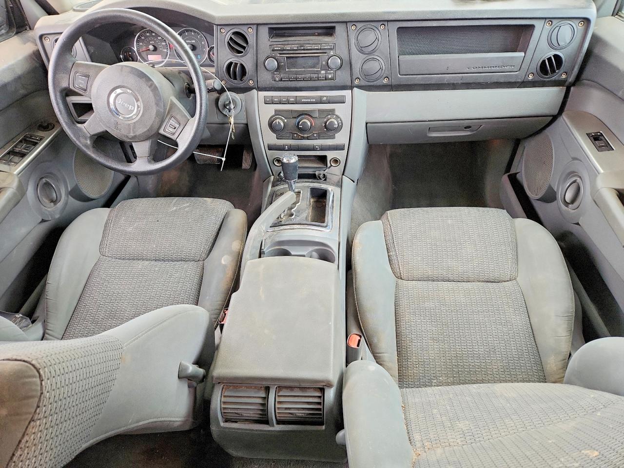 2007 Jeep Commander Blue vin: 1J8HG48K87C545778