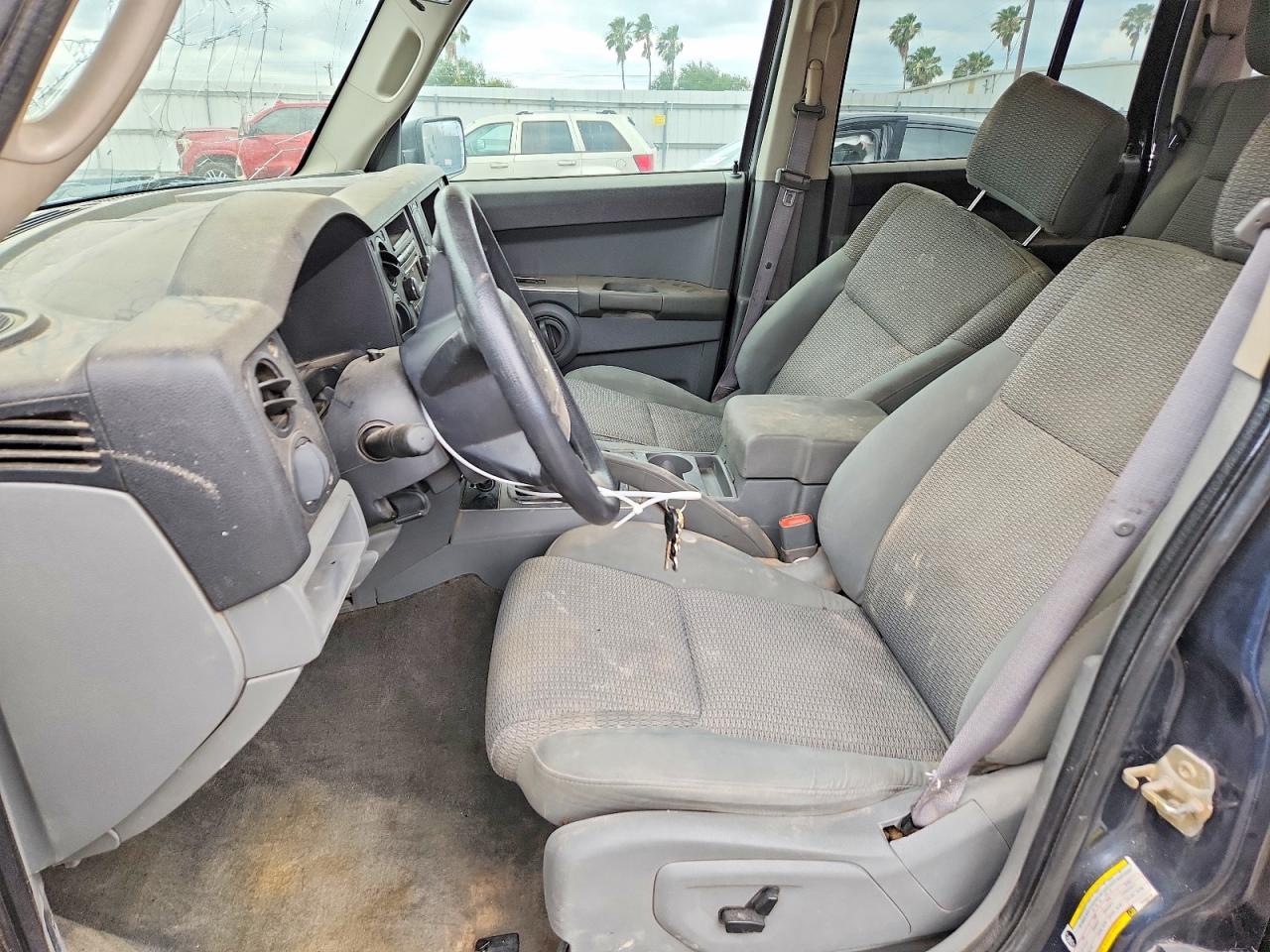 2007 Jeep Commander Blue vin: 1J8HG48K87C545778