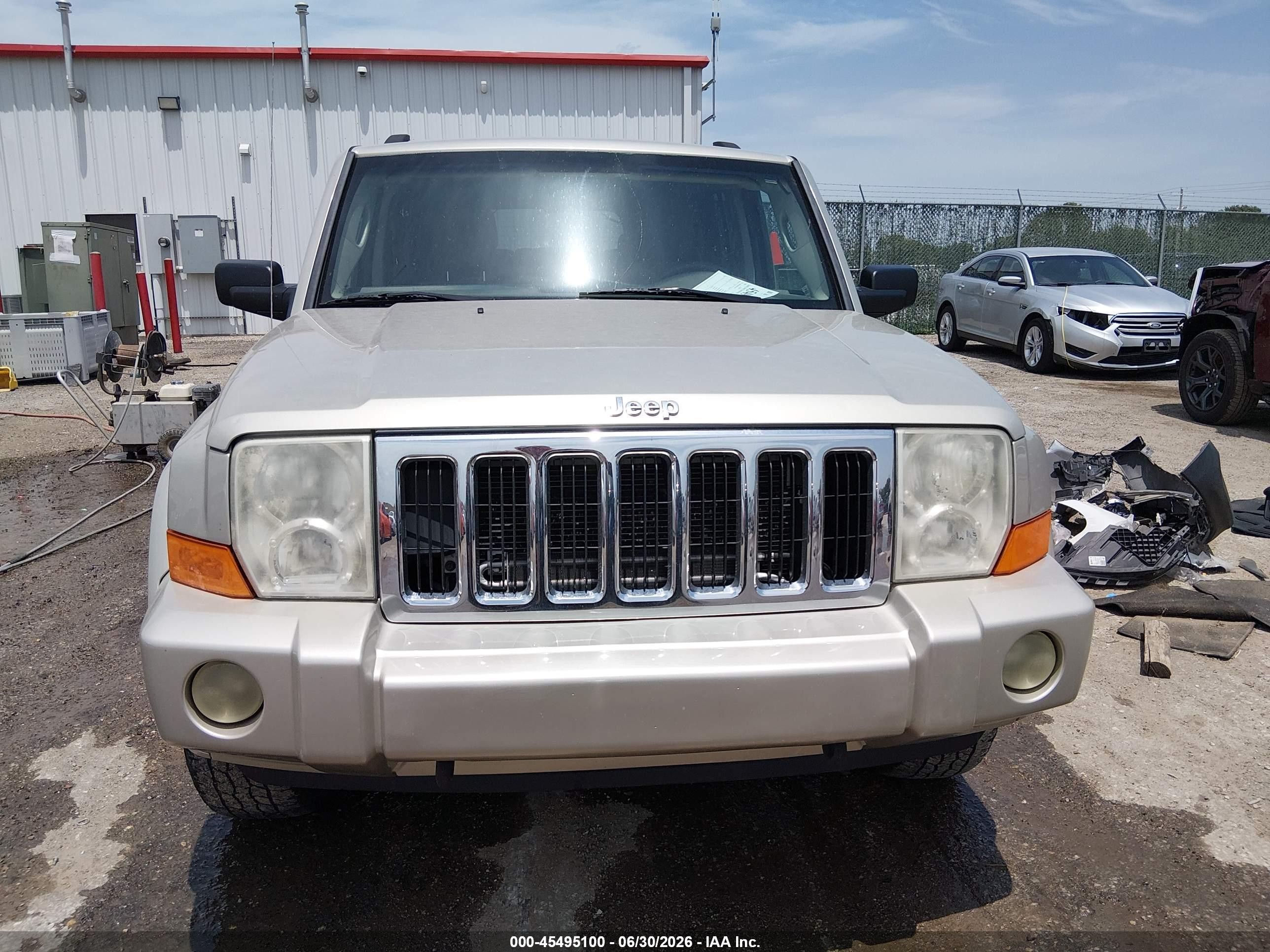 2007 Jeep Commander Sport Gray vin: 1J8HG48K87C696250