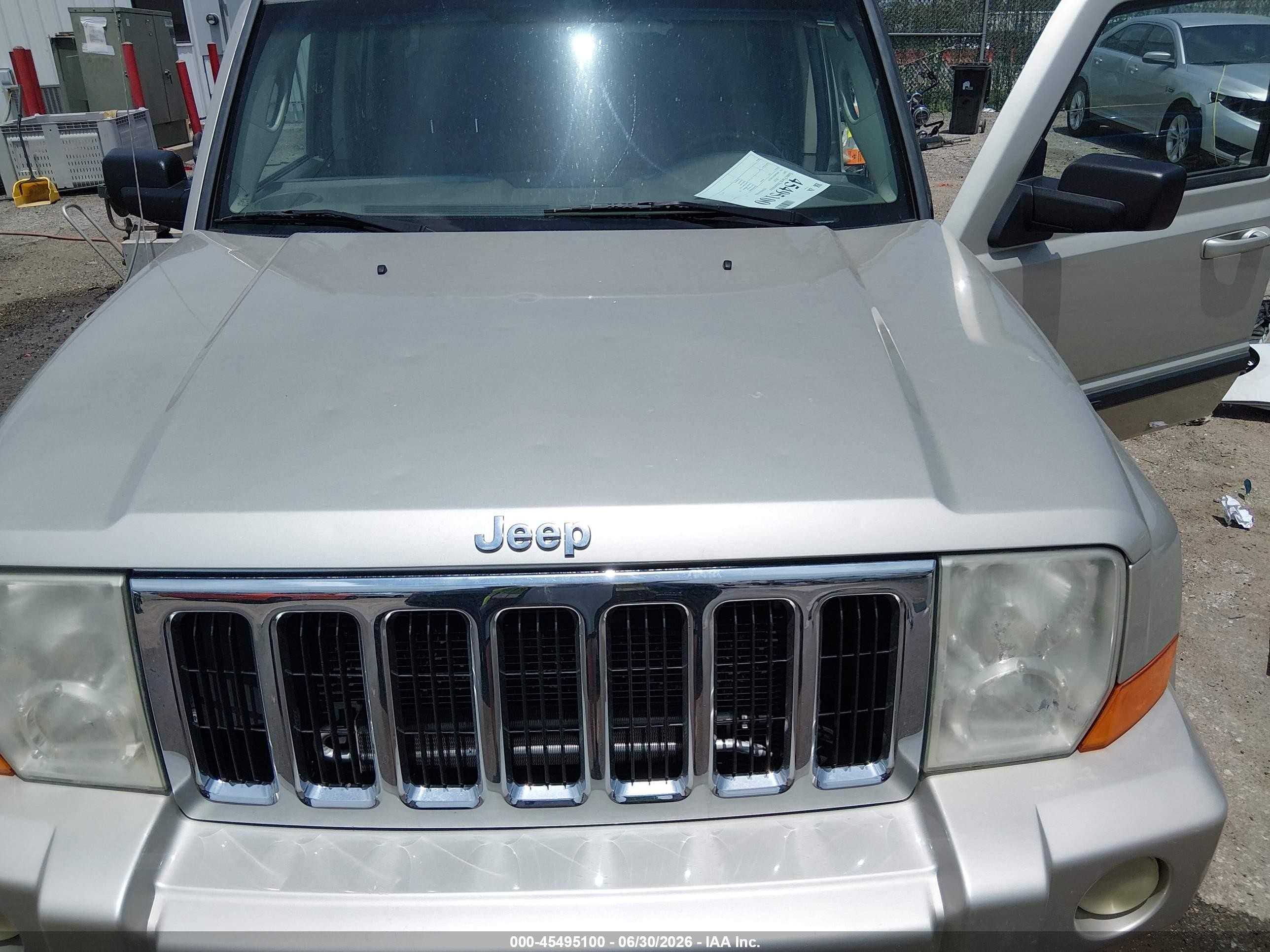 2007 Jeep Commander Sport Gray vin: 1J8HG48K87C696250