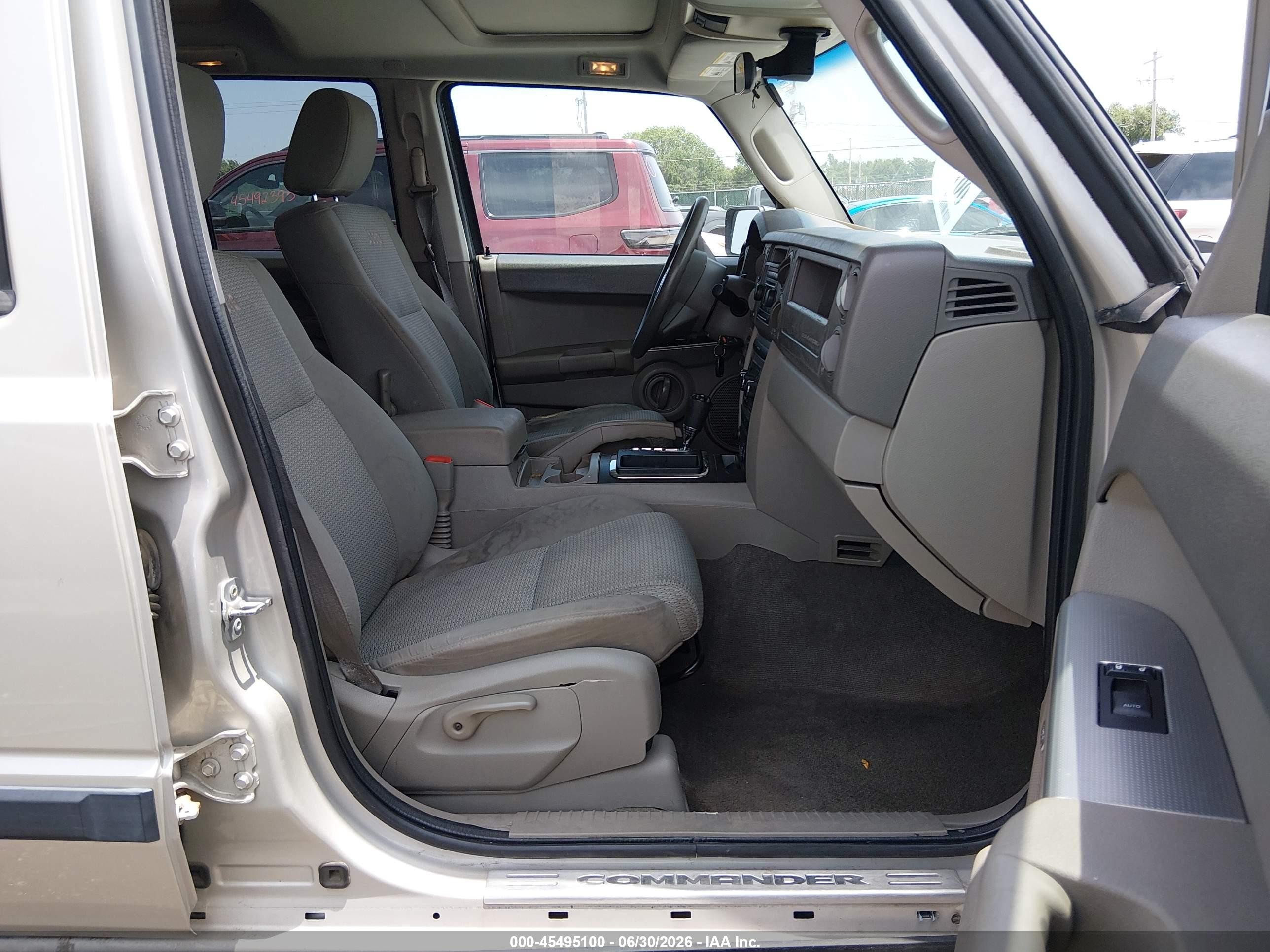 2007 Jeep Commander Sport Gray vin: 1J8HG48K87C696250
