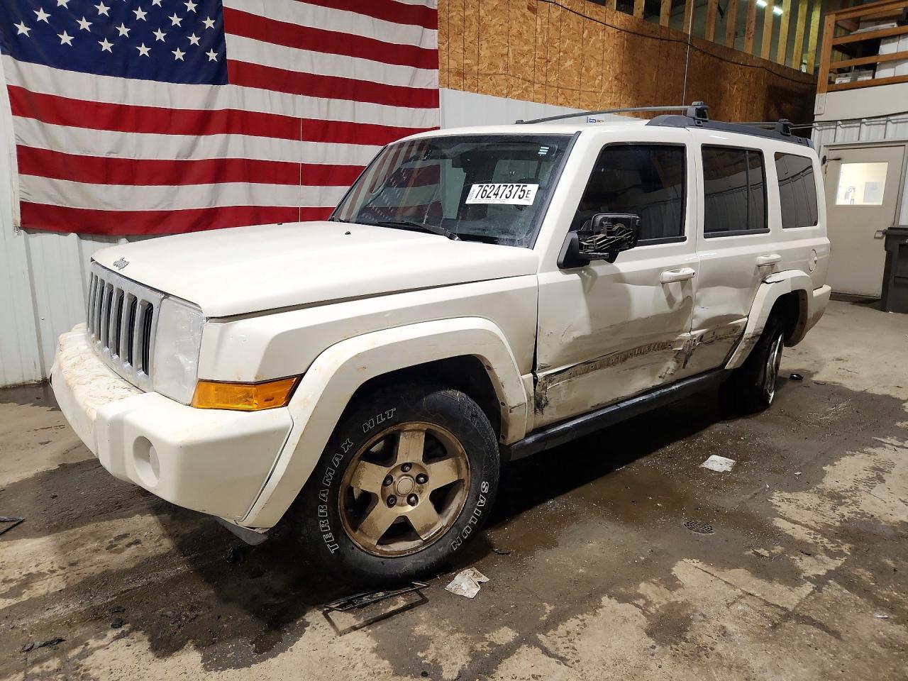 2009 Jeep Commander Sport White vin: 1J8HG48K89C542057