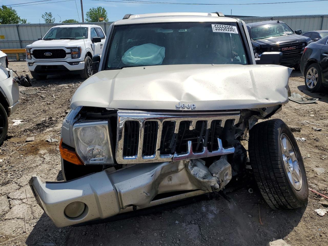 2007 Jeep Commander Желто-коричневый vin: 1J8HG48K97C669641