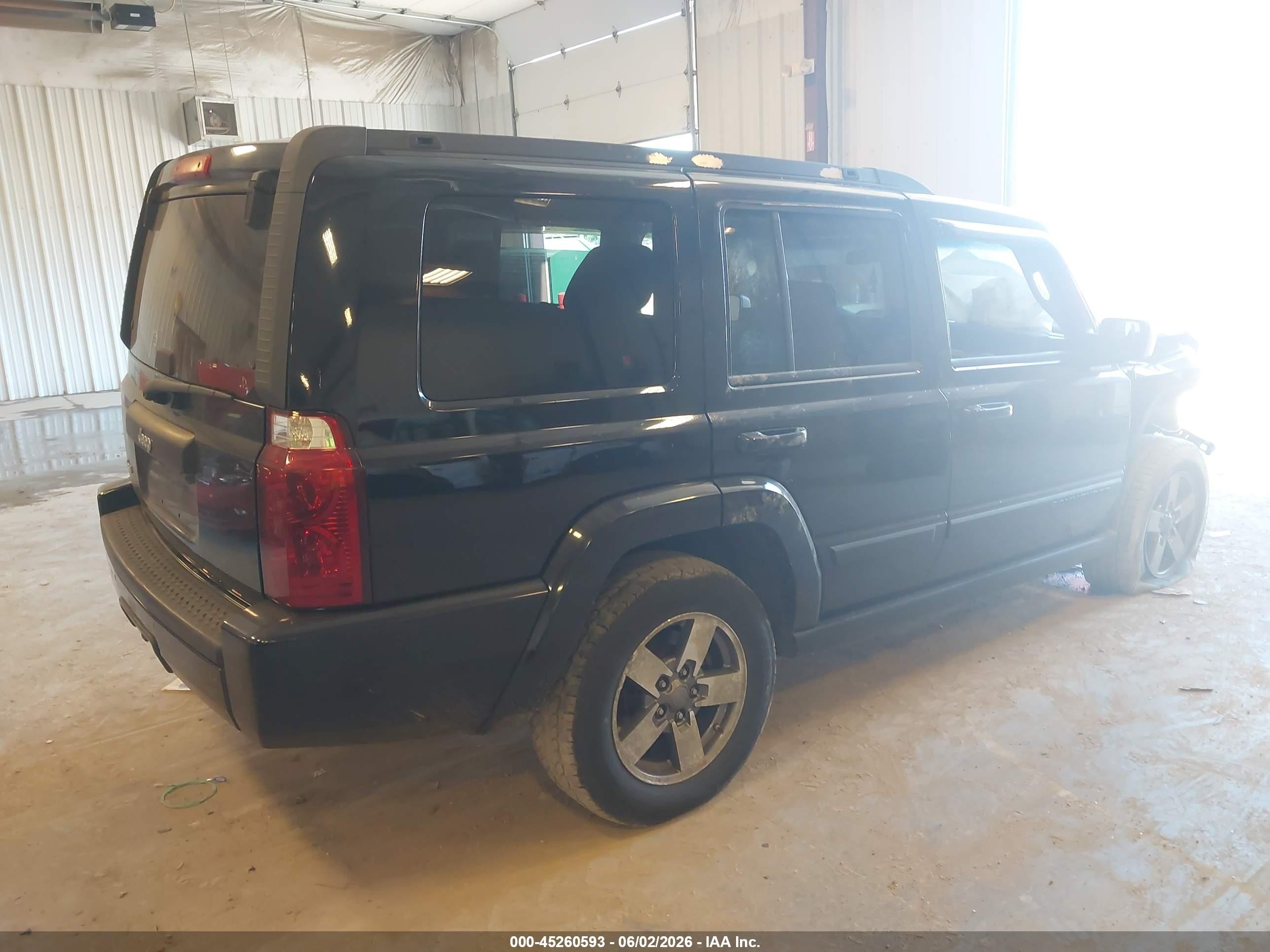 2008 Jeep Commander Sport Black vin: 1J8HG48K98C149537