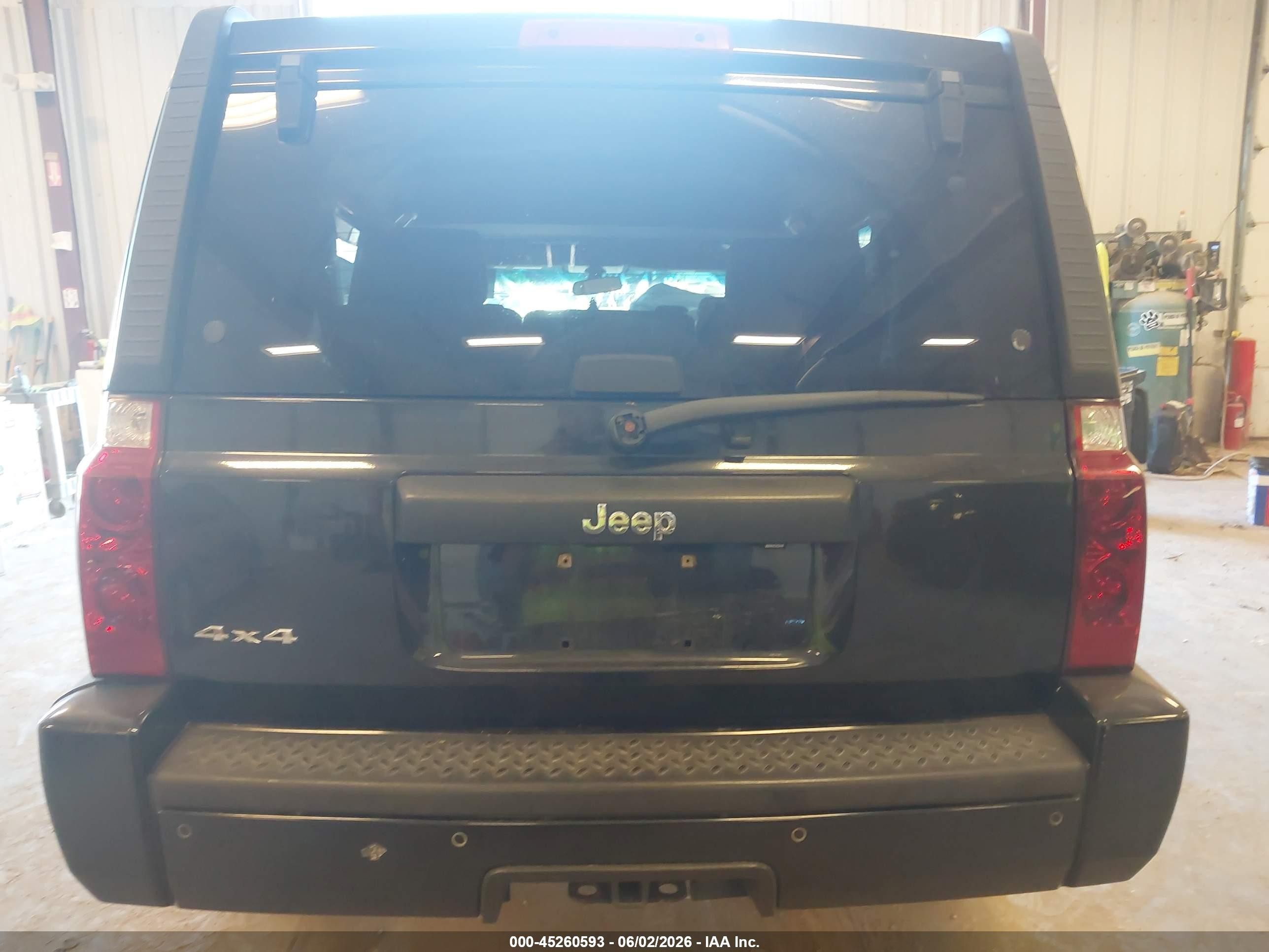 2008 Jeep Commander Sport Black vin: 1J8HG48K98C149537
